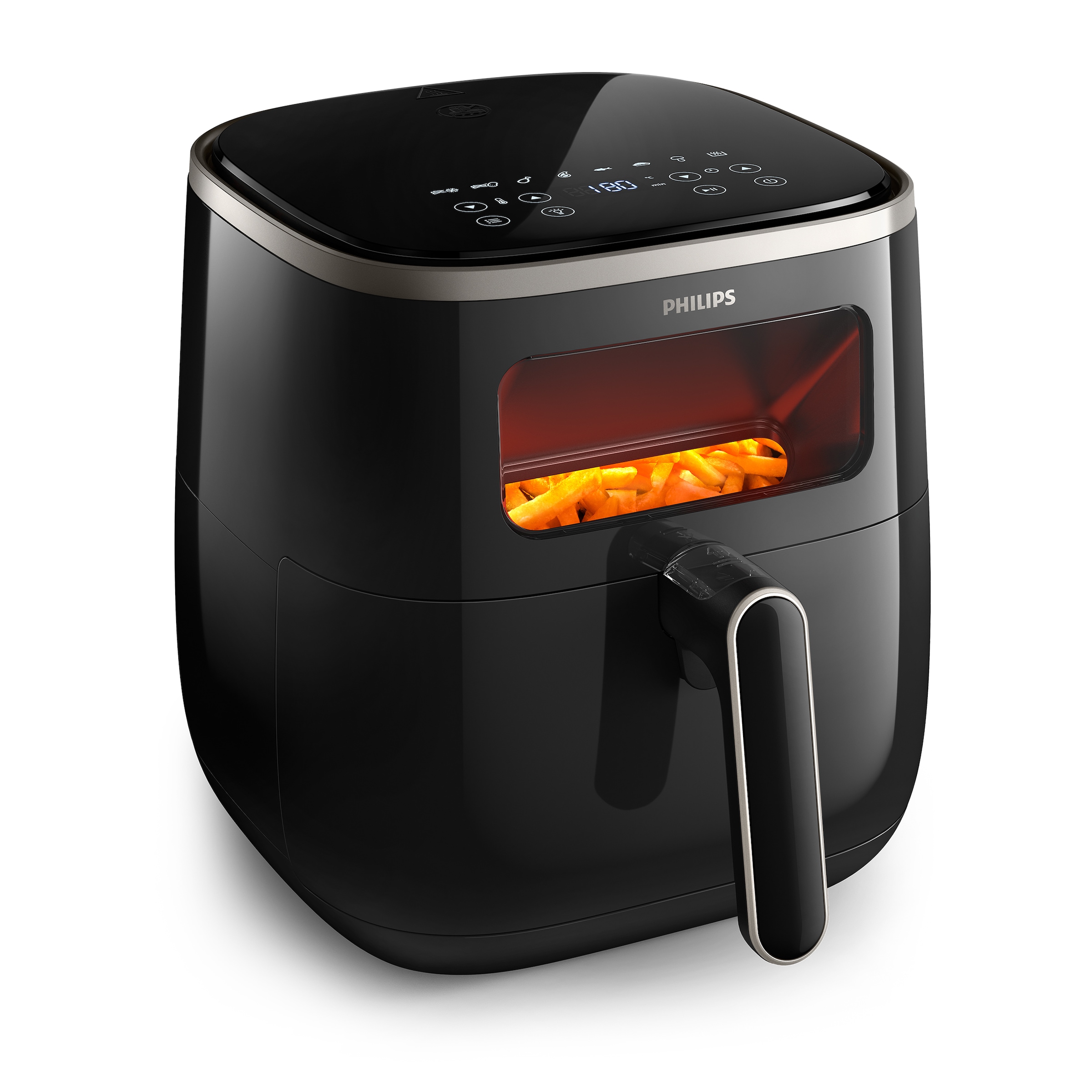 Philips Heißluftfritteuse »Airfryer XL HD9257/88 „Fan-Edition“, mit 5,6 l, Sichtfenster«, 1700 W, RapidAir Technologie, Digitalem Display und WiFi Konnektivität