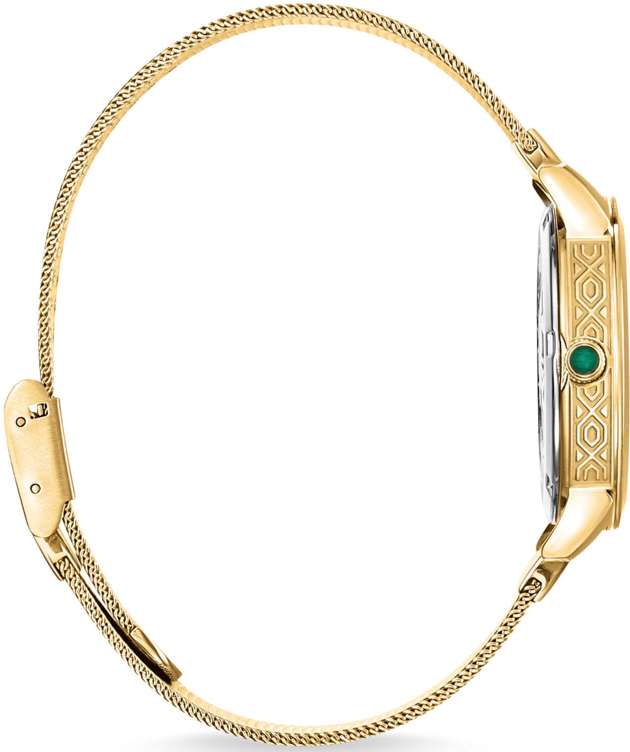 THOMAS SABO Quarzuhr »GARDEN SPIRIT«, Armbanduhr, Damenuhr, Zifferblatt aus Malachit, Edelstahlarmband