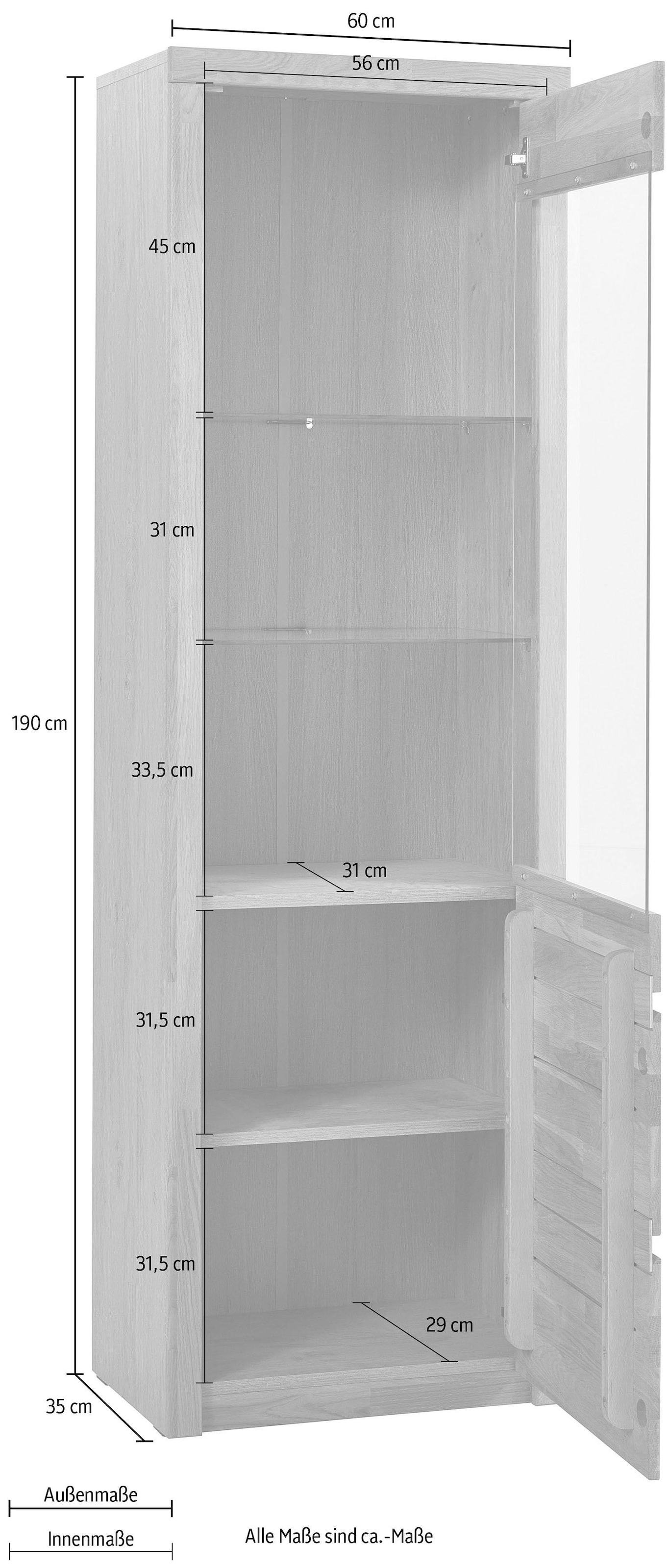 Woltra Vitrine »Silkeborg«, Höhe 190 cm kaufen bei OTTO