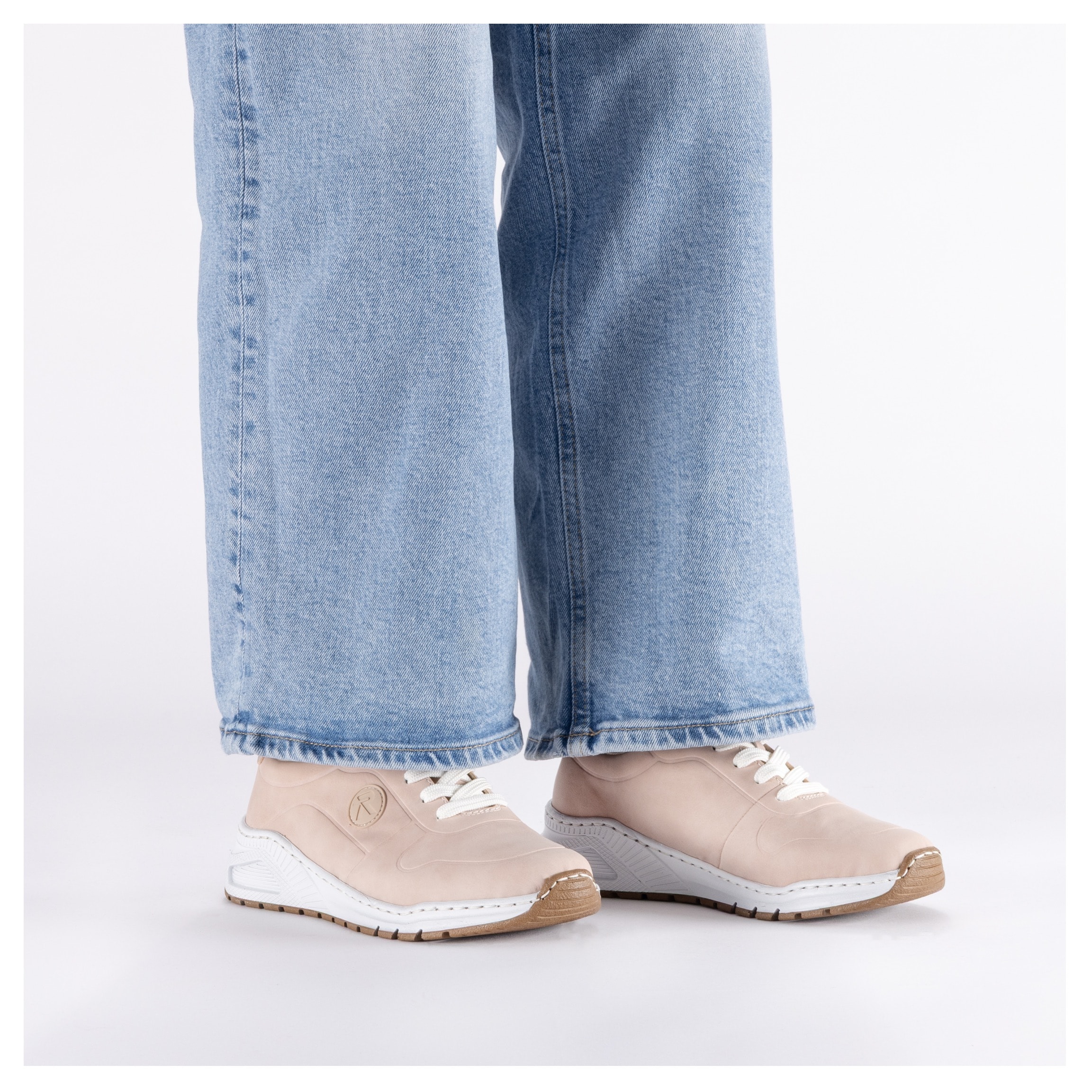 Rieker Sneaker  mit MemoSoft-Innensohle, Freizeitschuh, Halbschuh, Schnürschuh