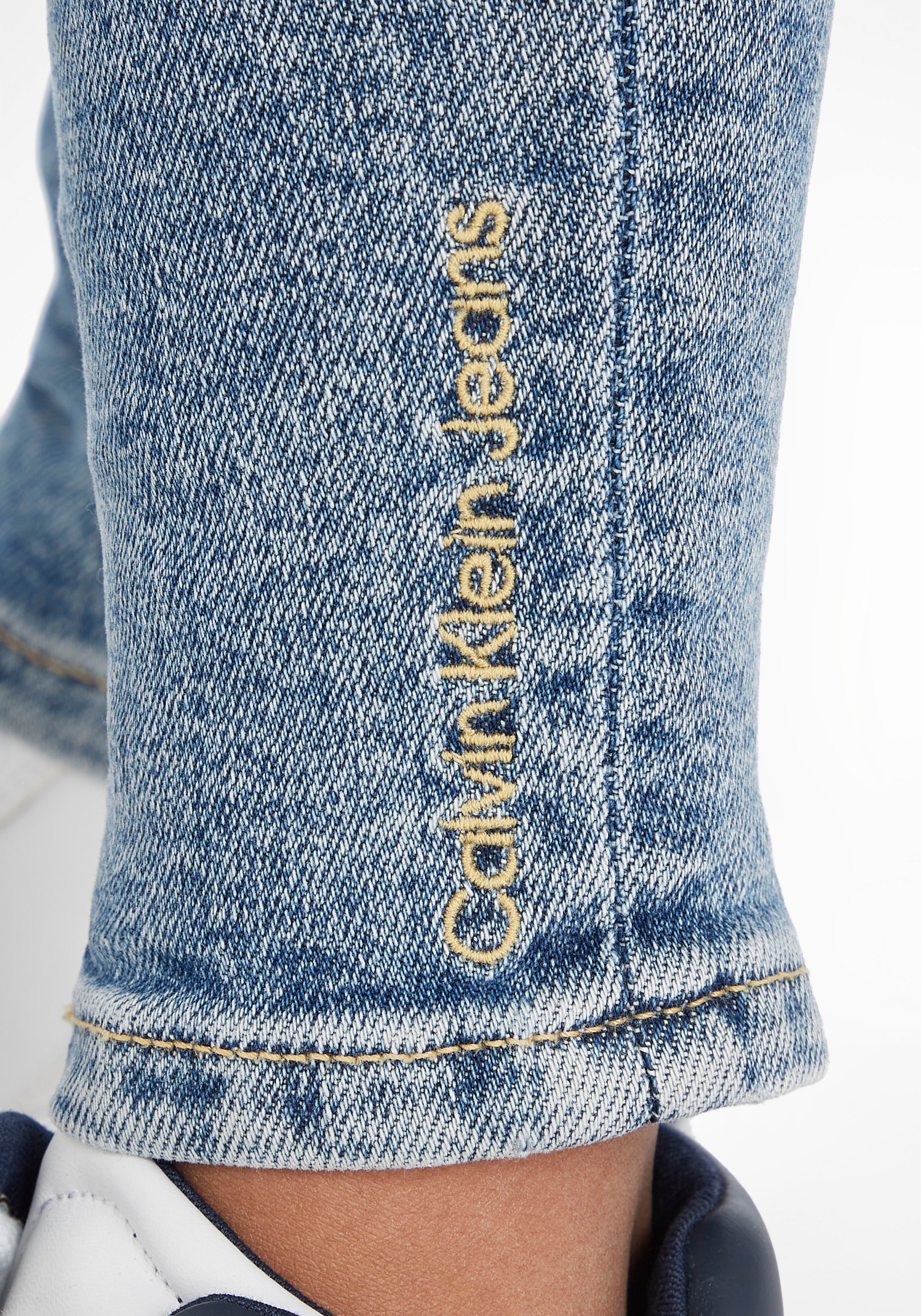 Calvin Klein Jeans Stretch-Jeans »MR SKINNY LIGHT BLUE SNAKE«, für Mädchen bis 16 Jahre
