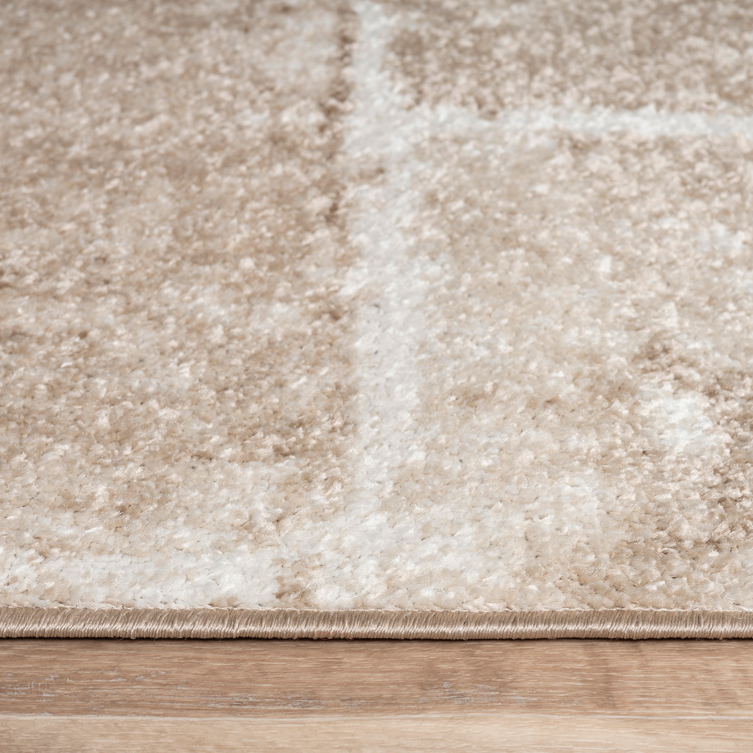Paco Home Teppich »Sinai 050«, rechteckig, 13 mm Höhe, Kurzflor, Stein Muster, ideal im Wohnzimmer & Schlafzimmer