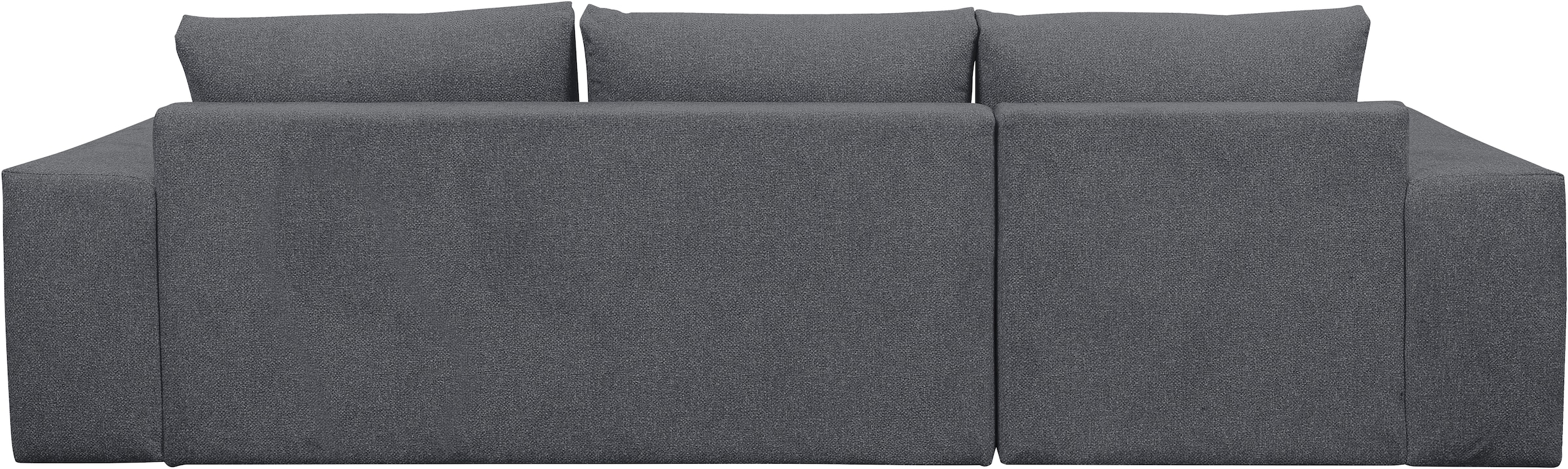 WERK2 Ecksofa »Rozzana Design Ecksofa mit hohem Komfort, zeitlos & elegant,  L-Form,« in kuschelweichen Trendstoffen Cord, Breitcord und Plüsch