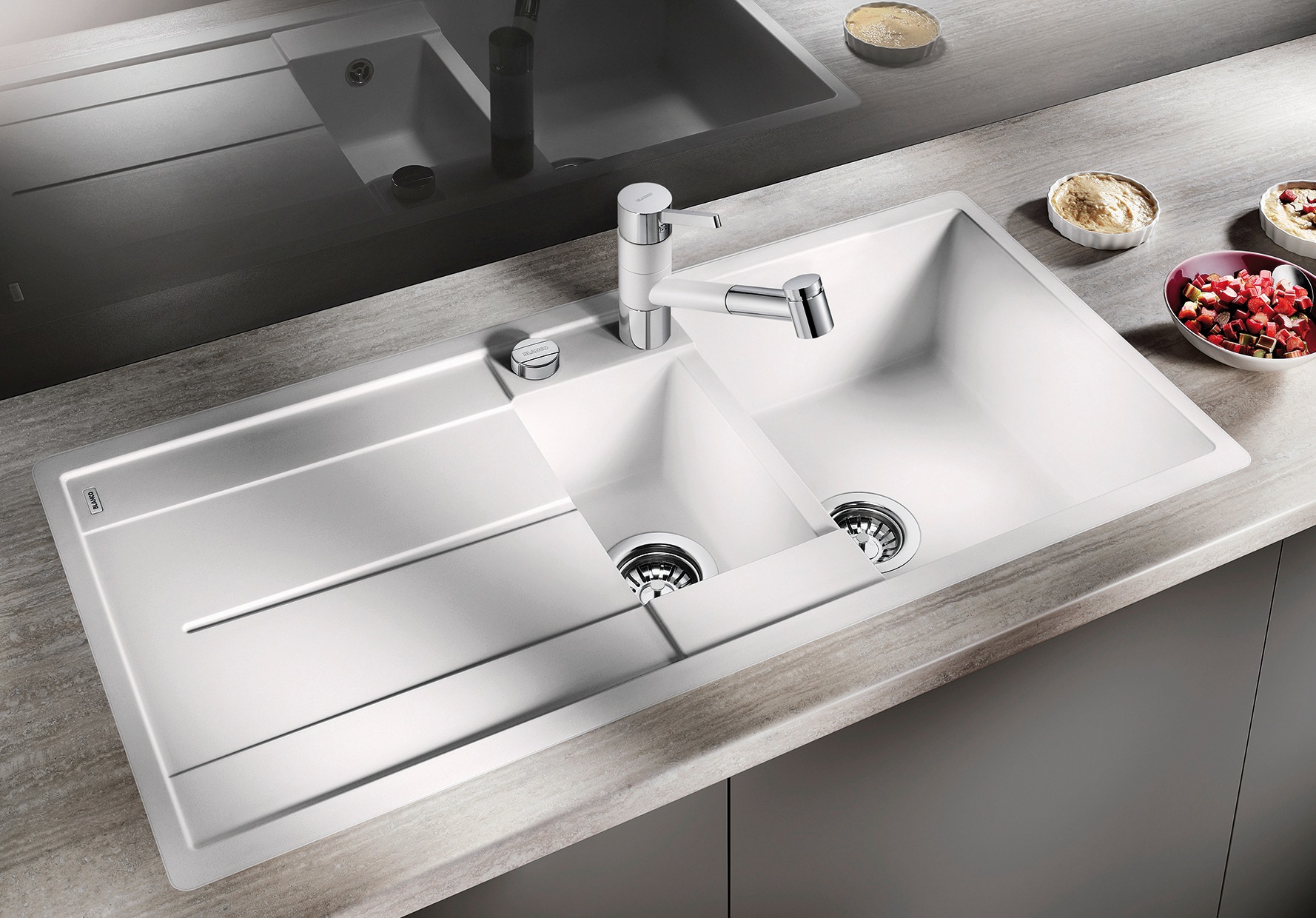 Blanco Granitspüle »METRA 6 S-F« 1 Stk. tlg. erhältlich in mehreren Farben, inklusive Multifunktionsschale