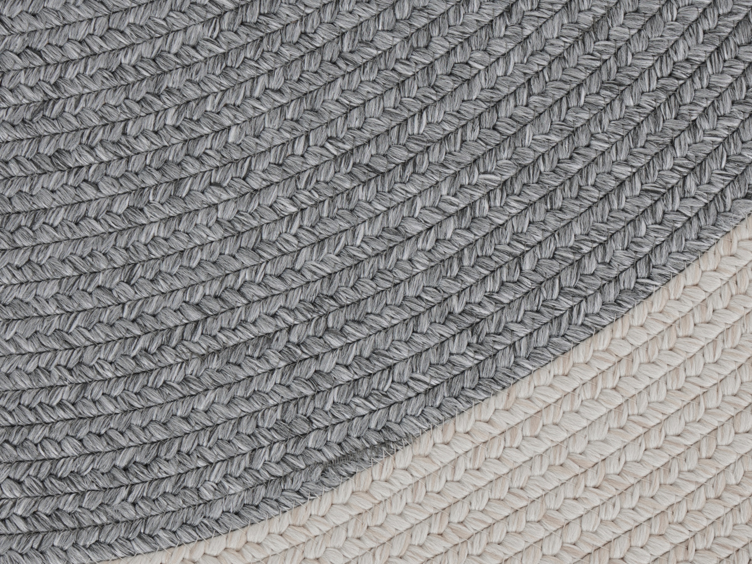 HANSE Home Teppich »Trenzado«, rund, 10 mm Höhe, In- & Outdoor, Handmade-Look, Gewebt, Wetterfest, Balkon, Wohnzimmer