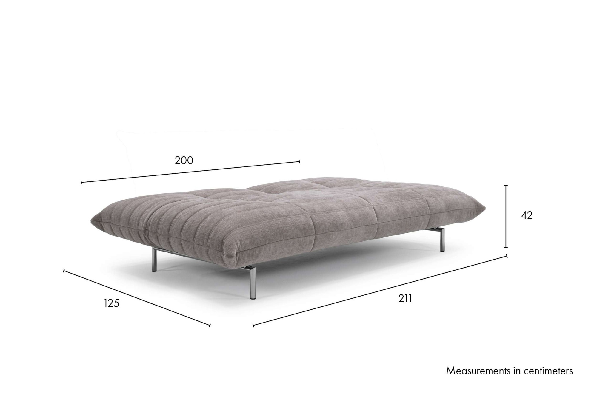 INNOVATION LIVING ™ Loungesofa »Loungesofa Mikunjo mit Schlaffunktion« Rückenlehne mit 3-stufiger Verstellung und integrierter Schlaffunktion