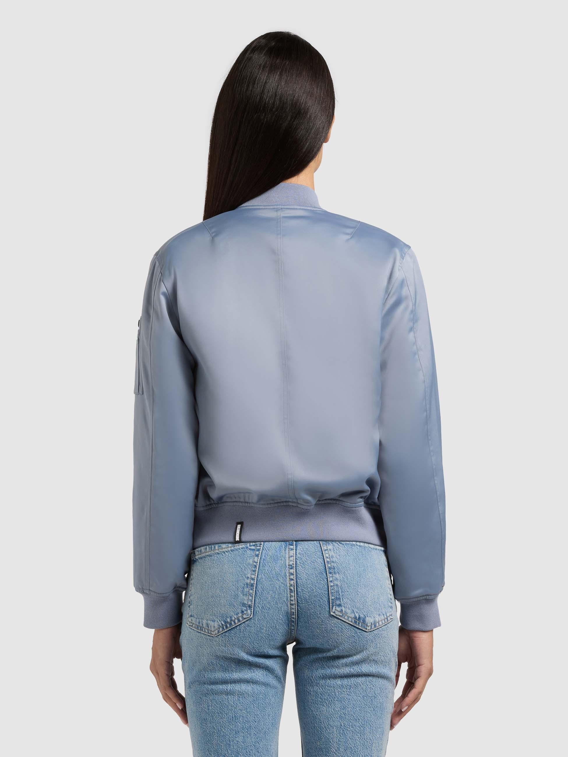 khujo Bomberjacke »Bomberjacke Beth« ohne Kapuze Seidig glatte Blousonjacke