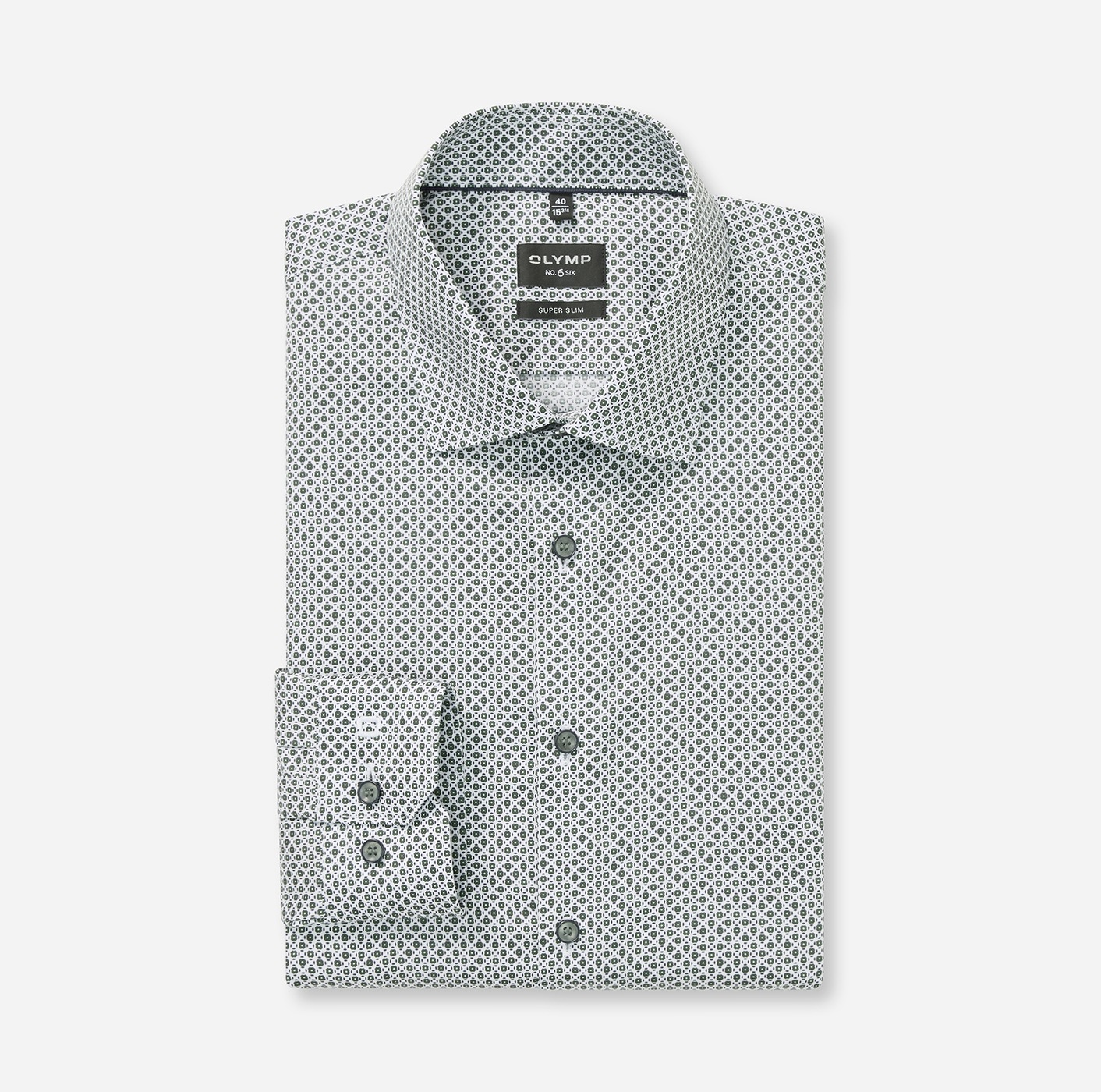 OLYMP Langarmhemd »No 6« Businesshemd, super slim, New York Kentkragen