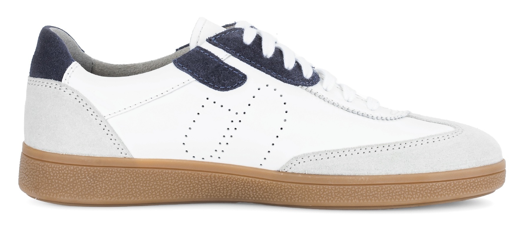 Pius Gabor Sneaker, Freizeitschuh, Schnürschuh, Halbschuh mit Perforation, G-Weite