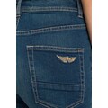Arizona Bootcut-Jeans »mit sichtbarer Knopfleiste«, High Waist