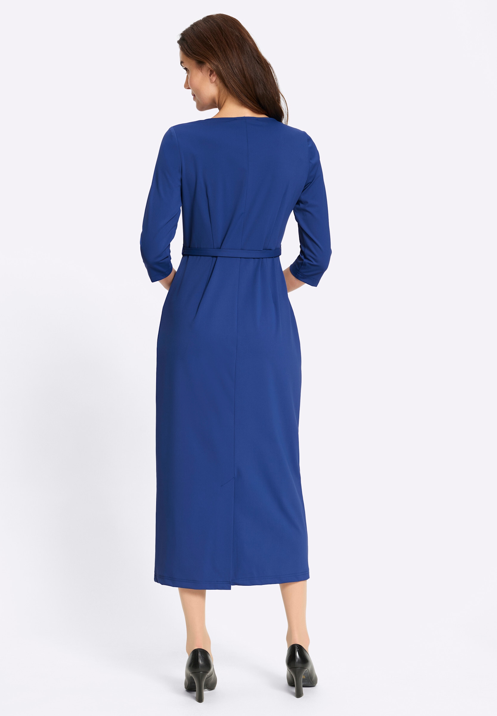 heine Jerseykleid »Jersey-Kleid Jerseykleid mit Gehschlitz hinten« Ohne Taschen