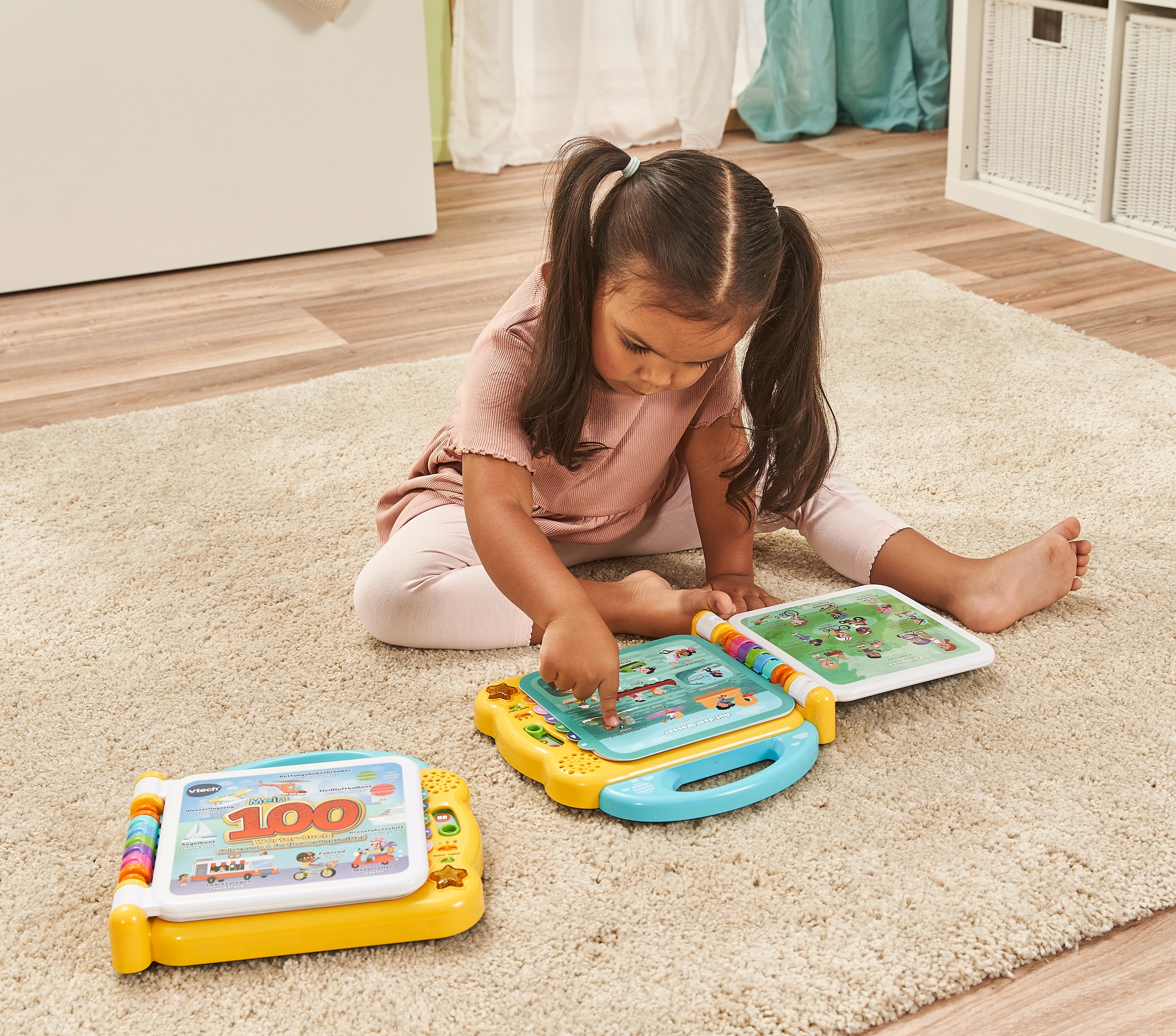 Vtech® Bilderbuch »VtechBaby, Mein 100-Wörter-Buch: Fahrzeuge & Fortbewegungsmittel«, mit Sound