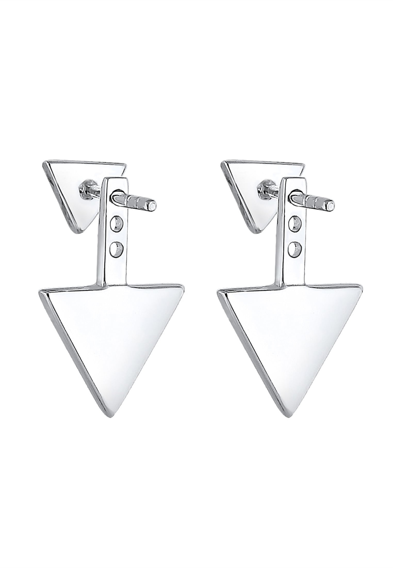 Elli Paar Ohrhänger »Ohrringe Earjacket Dreieck Geo 925 Sterling Silber«