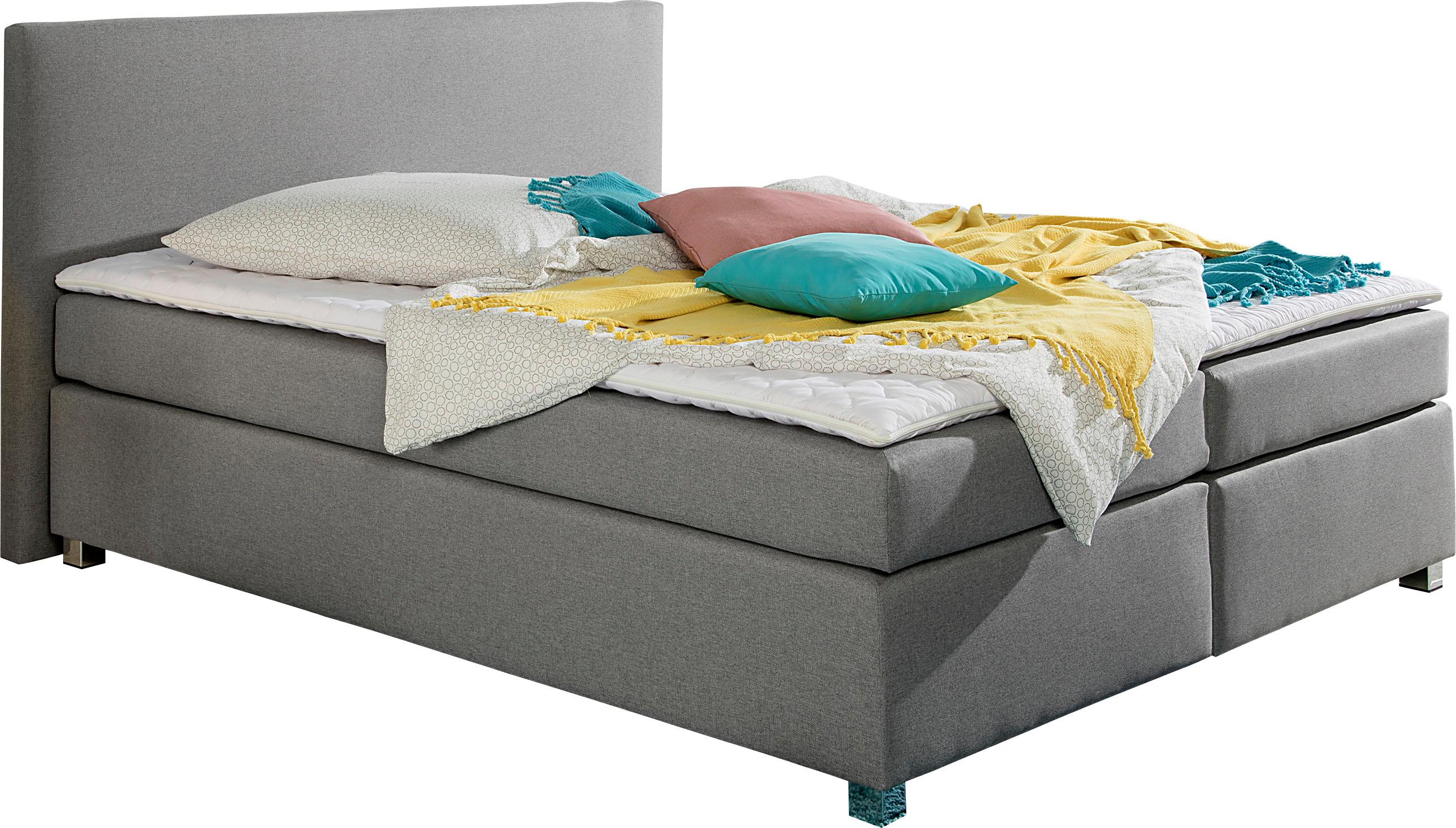 my home Boxspringbett »Eliana«, incl. Topper, in 4 Breiten, 3 Matratzenarten und 2 Härtegraden