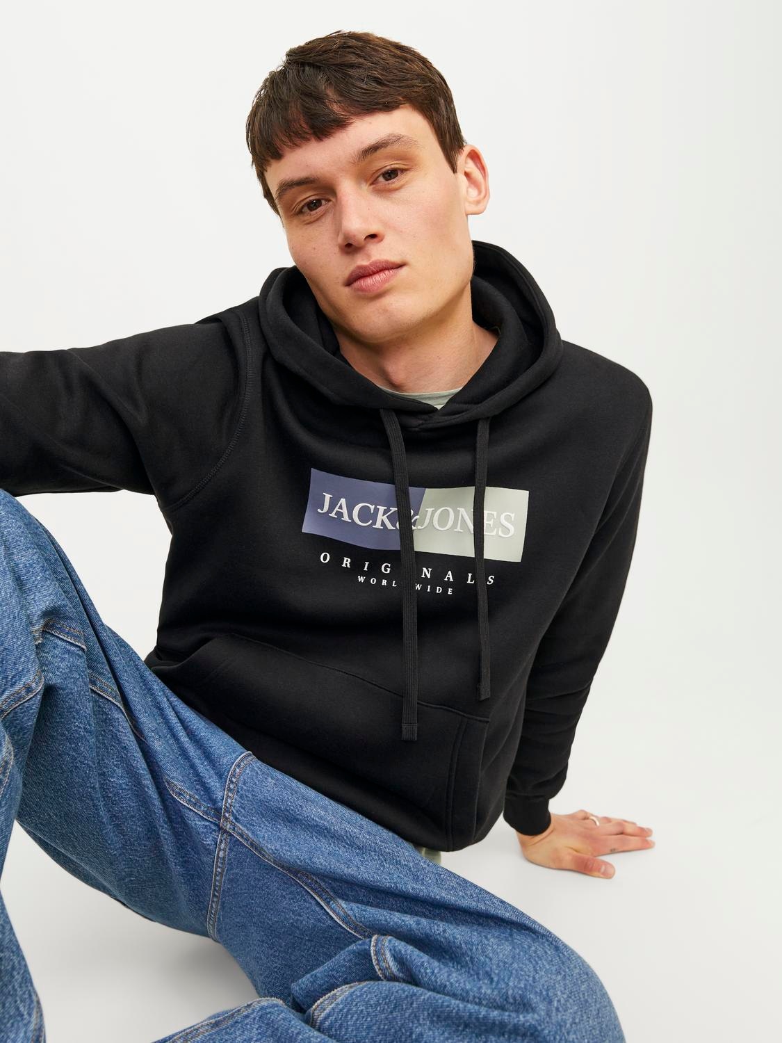 Jack & Jones Kapuzensweatshirt »JORFREDERIKSBERG BOX SWEAT HOOD SN«