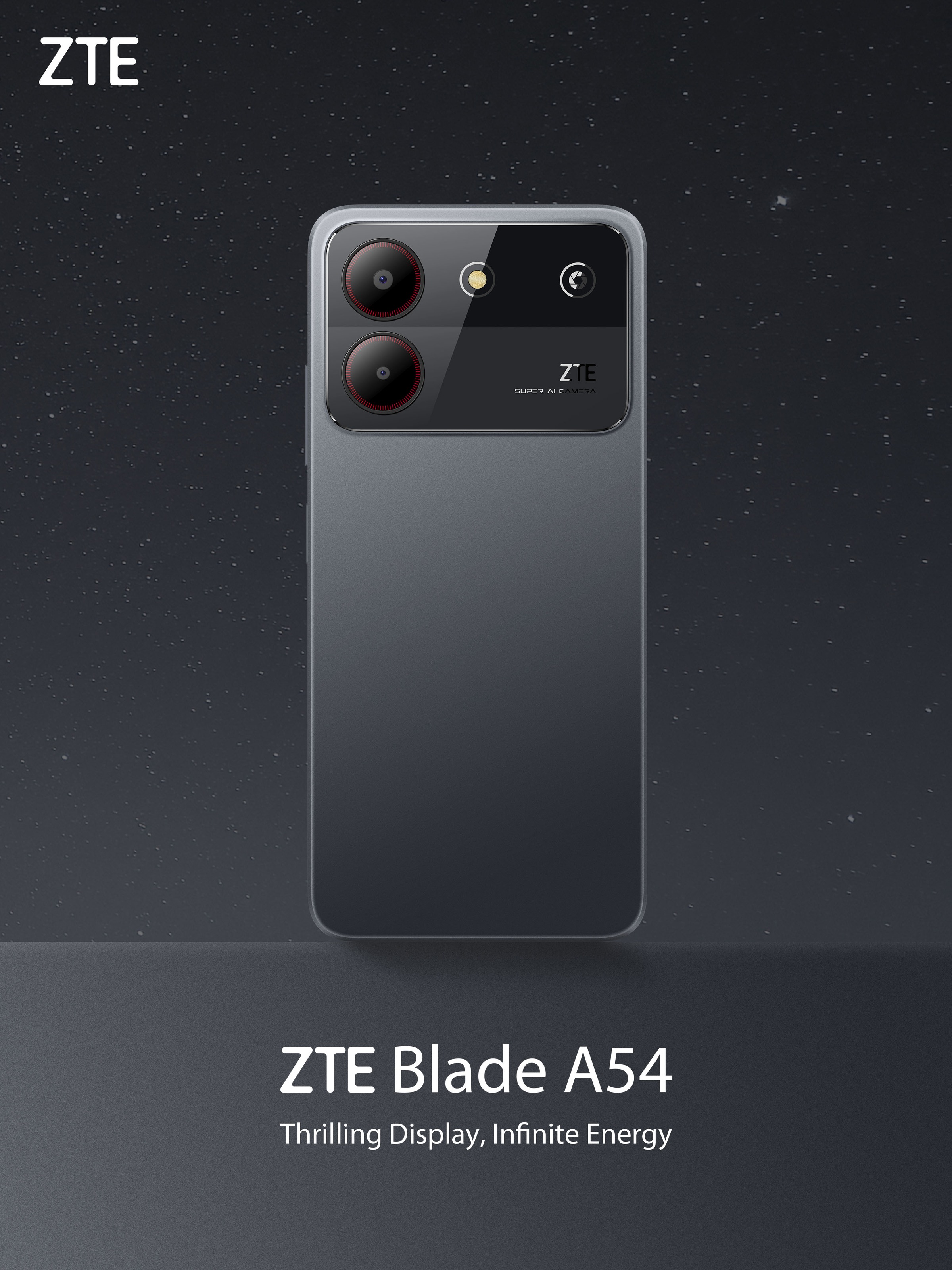 ZTE Smartphone »Blade A54«, grau, 16,76 cm/6,6 Zoll, 64 GB Speicherplatz, 13 MP Kamera