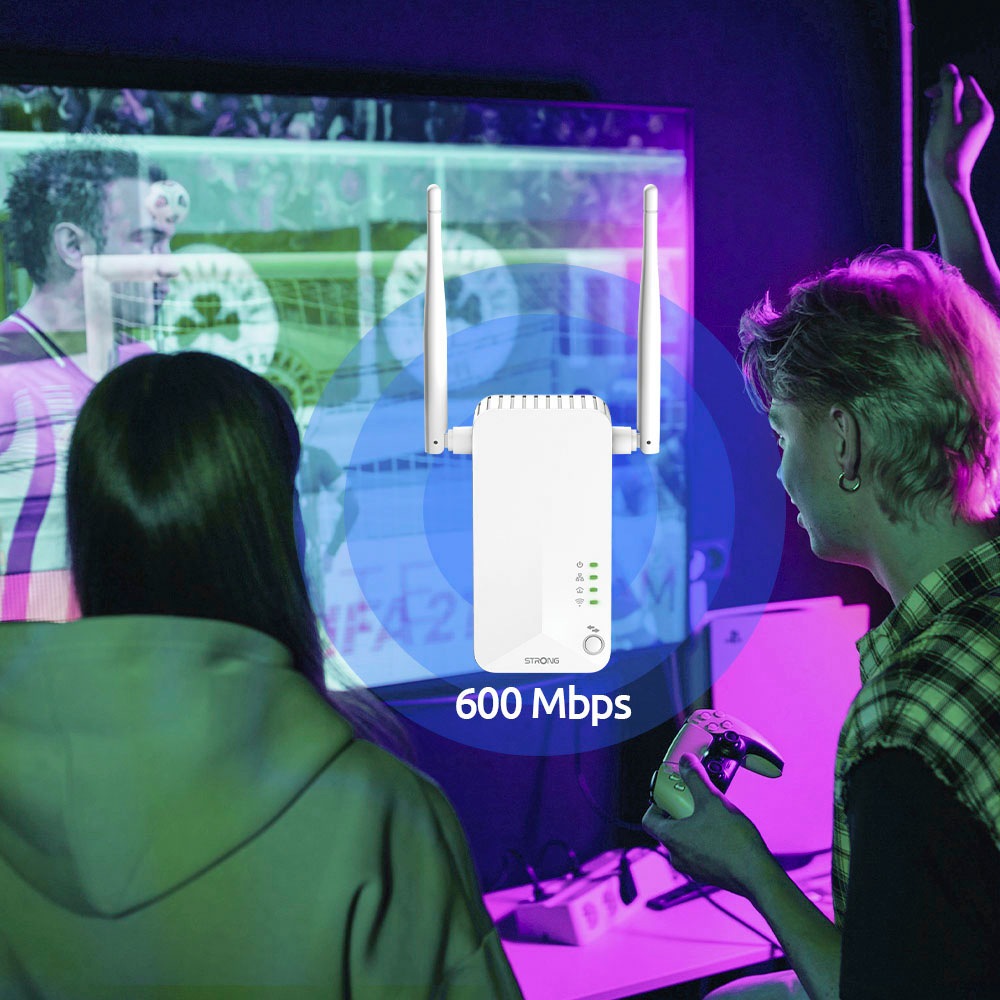 Strong Reichweitenverstärker »Powerline WiFi 600 Mbit/s Set (2 Einheiten)«
