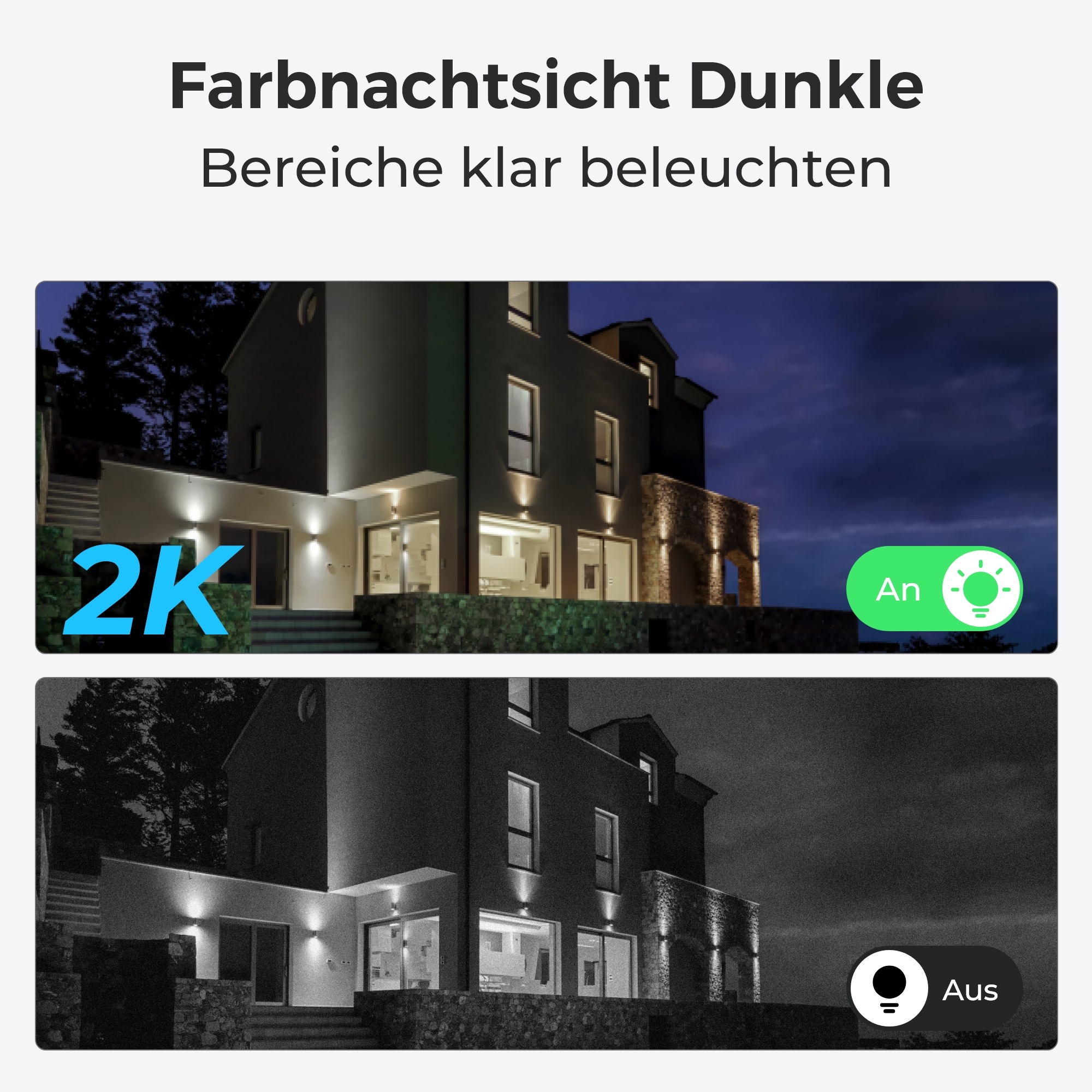 Reolink Überwachungskamera »Lumus Series E430«, Außenbereich-Innenbereich, Spotlight, Dualband-WiFi