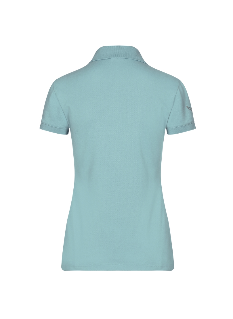 Trigema Poloshirt »TRIGEMA Poloshirt mit Kristallsteinen«, (1 tlg.)