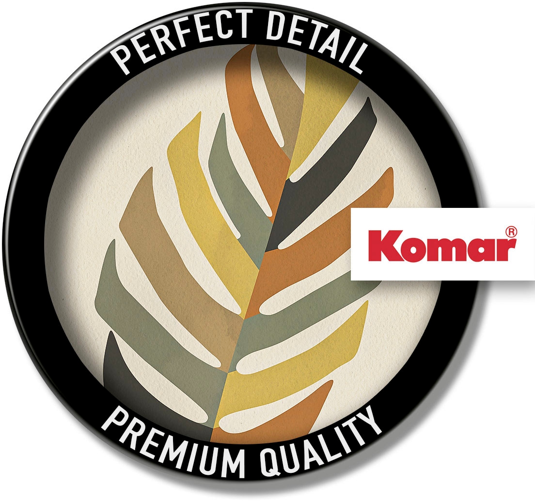 Komar Wandbild »Clay Leaf«, (1 St.), Deutsches Premium-Poster Fotopapier mit seidenmatter Oberfläche und hoher Lichtbeständigkeit. Für fotorealistische Drucke mit gestochen scharfen Details und hervorragender Farbbrillanz.