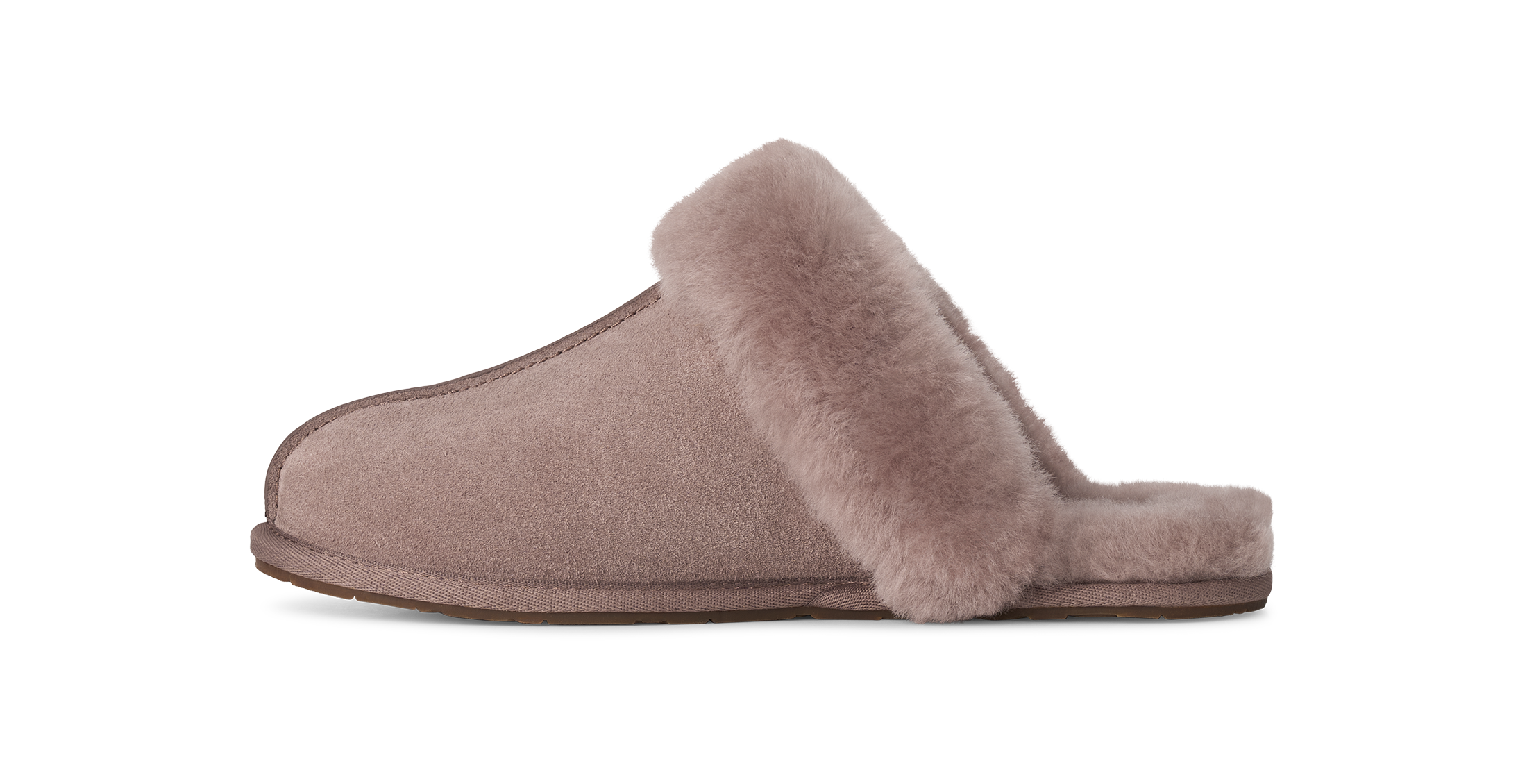 UGG Clog »W SCUFFETTE II«  Hausschuh, Schlupfschuh mit Fellimitat-Kragen