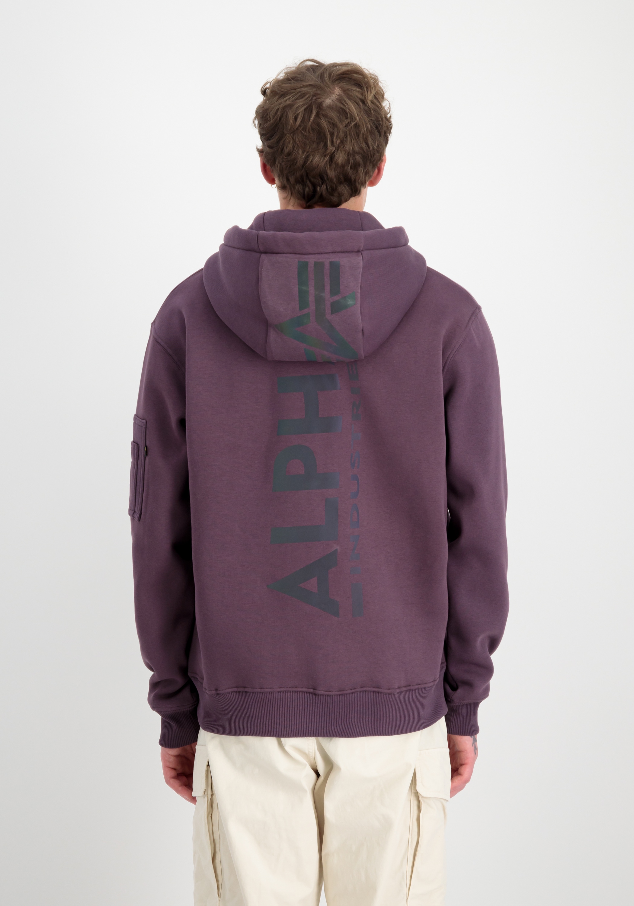 Alpha Industries Hoodie »Alpha Industries Men - Hoodies BP Hoodie Rainbow Refl. Print«