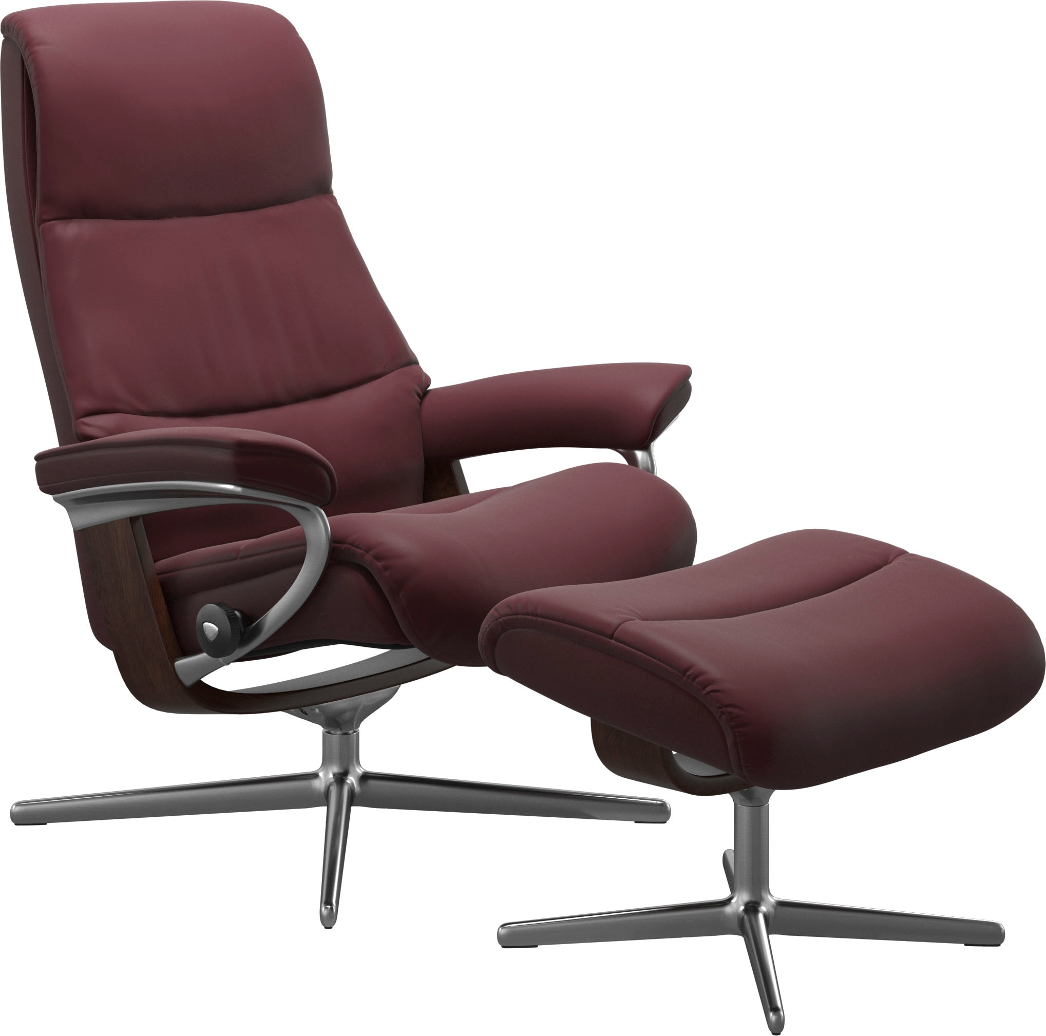 Stressless® »View« mit Cross Base, Größe S, M & L, Holzakzent Braun