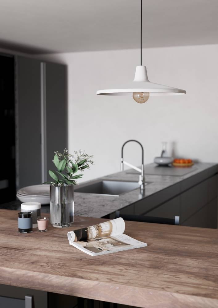 EGLO Hängeleuchte »MINIERE«, 1 flammig, Leuchtmittel E27 | ohne Leuchtmittel, Pendelleuchte, Metall in Grau, Hängelampe mit E27 Fassung, Ø 42 cm