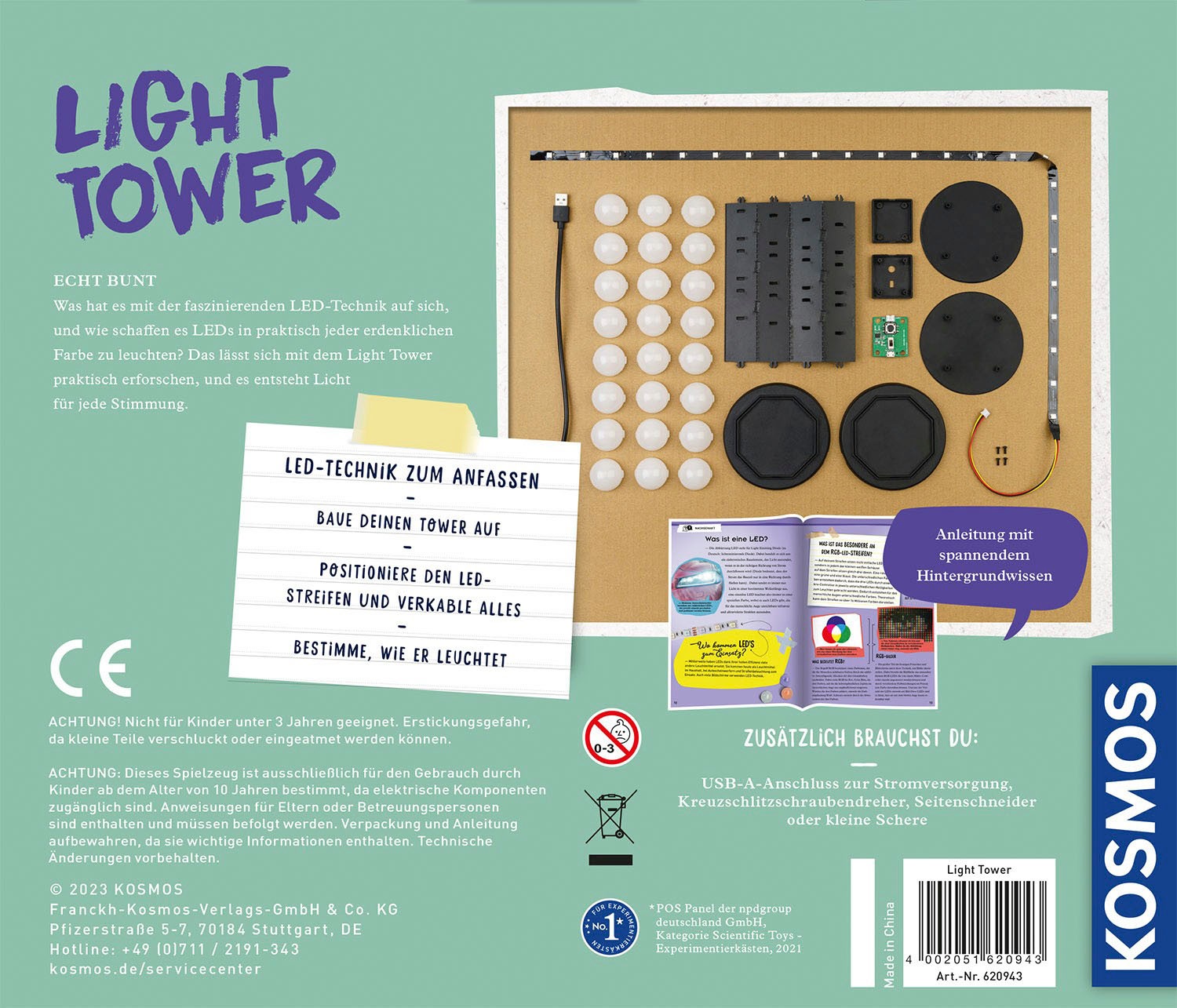 Kosmos Experimentierkasten »Light Tower«