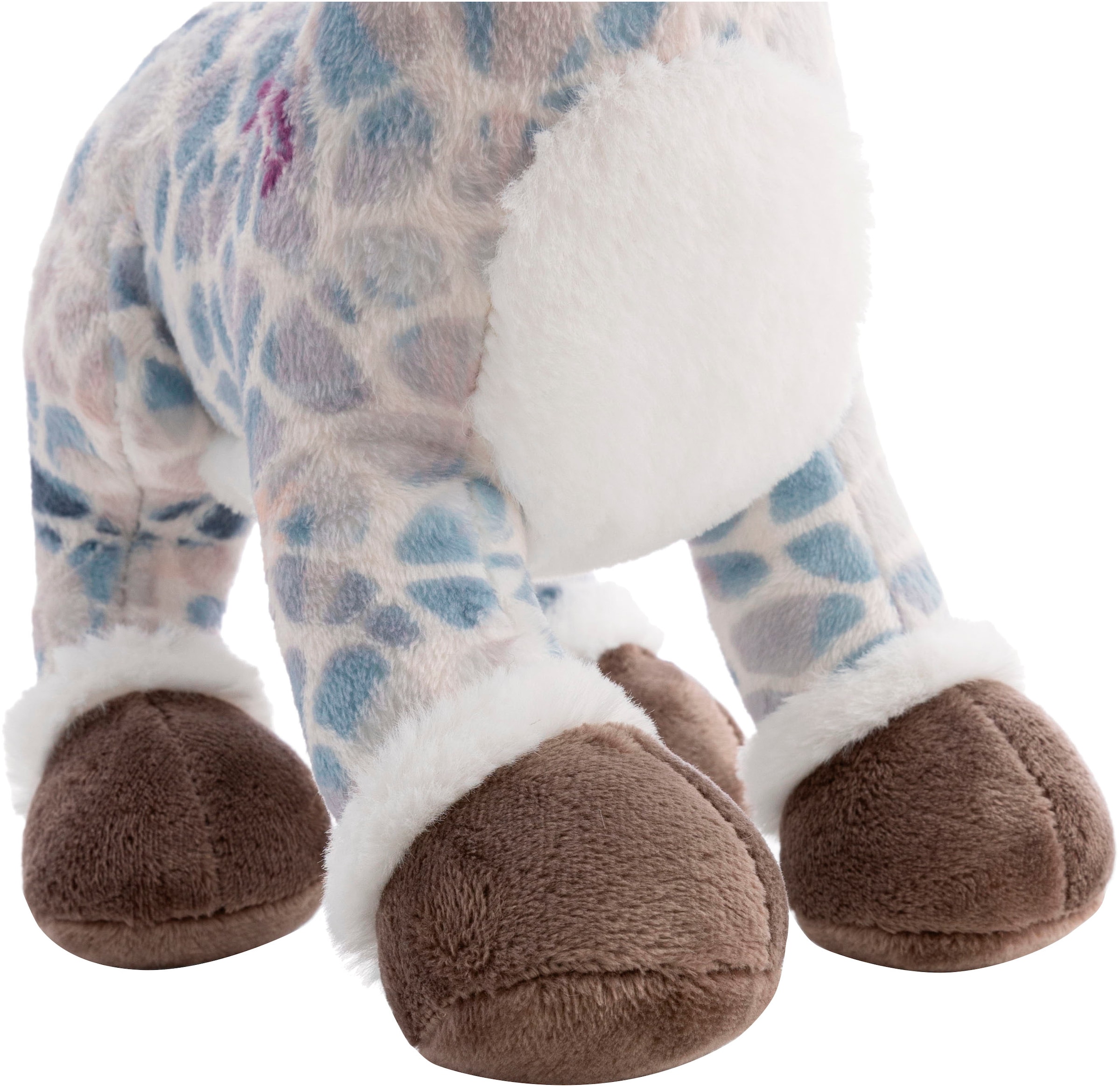 Nici Kuscheltier »Winter, Giraffe Winny Winterfur, 27 cm stehend«, sitzend; enthält recyceltes Material