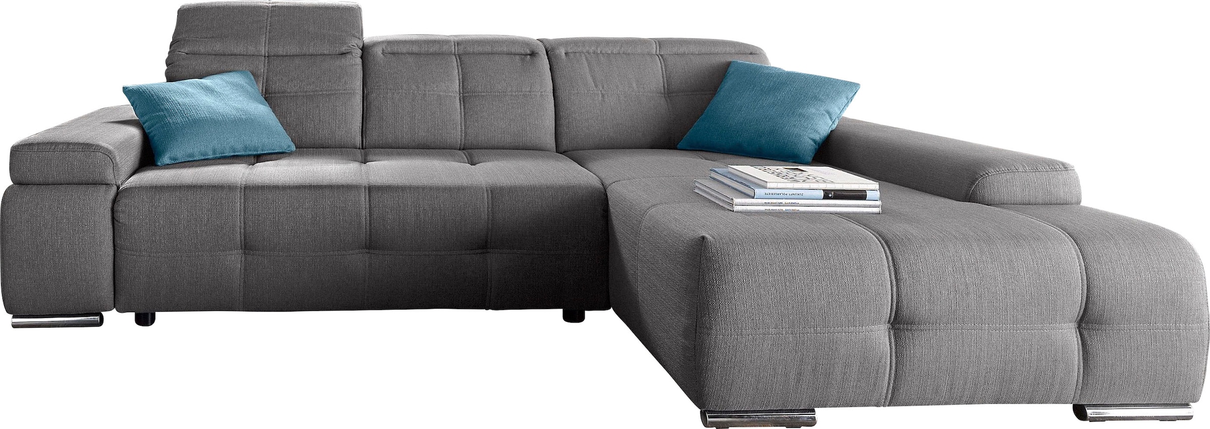 sit&more Ecksofa »Mistral L-Form« wahlweise mit Bettfunktion