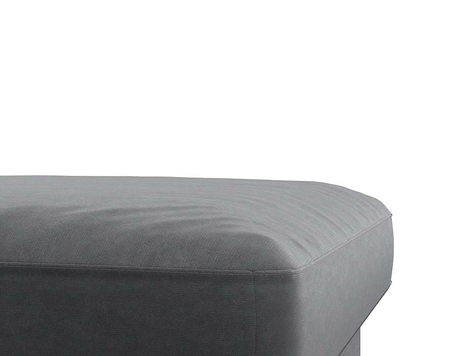 FLEXLUX Pouf »Fiore«, Kaltschaum, Füße Alu