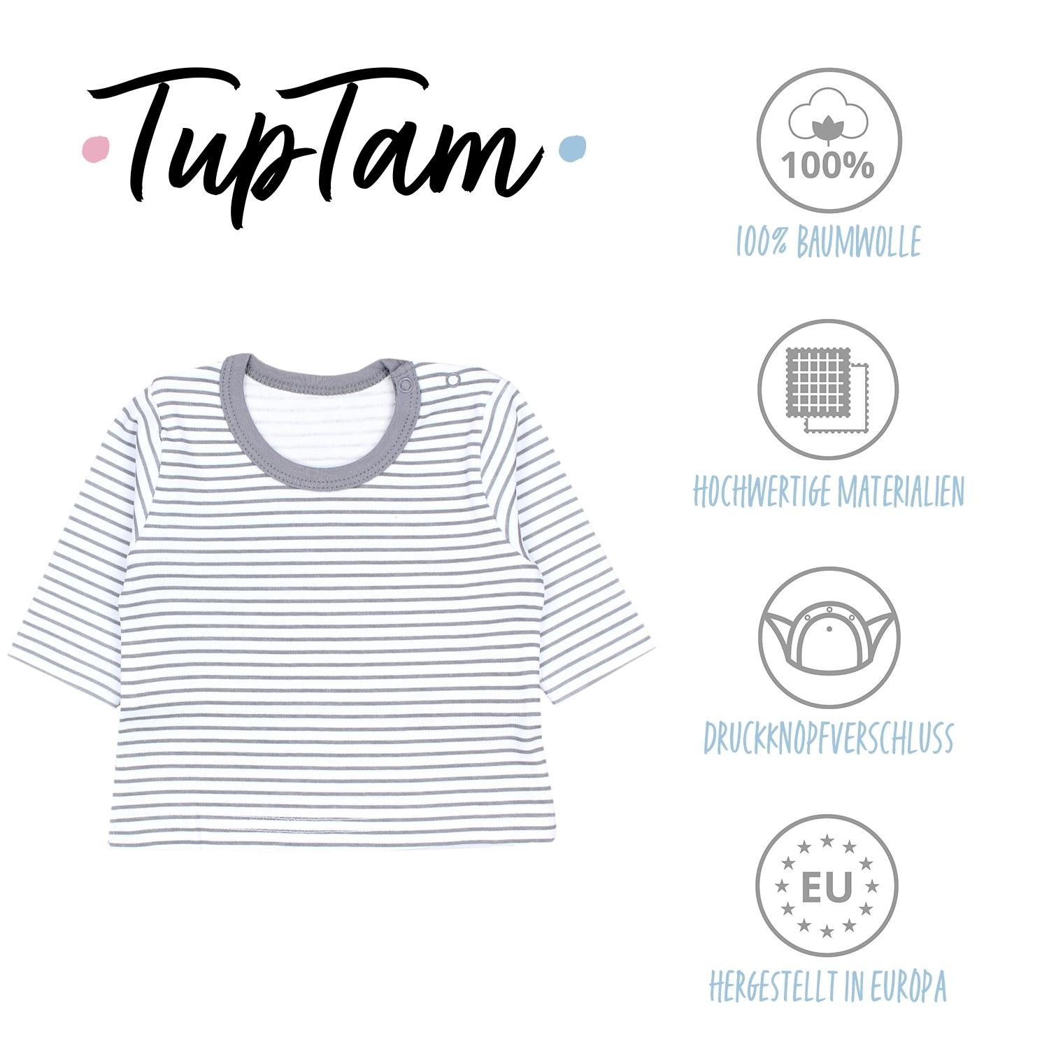 TupTam Langarmshirt »Shirt Baby Jungen Langarmshirt 5er Pack«