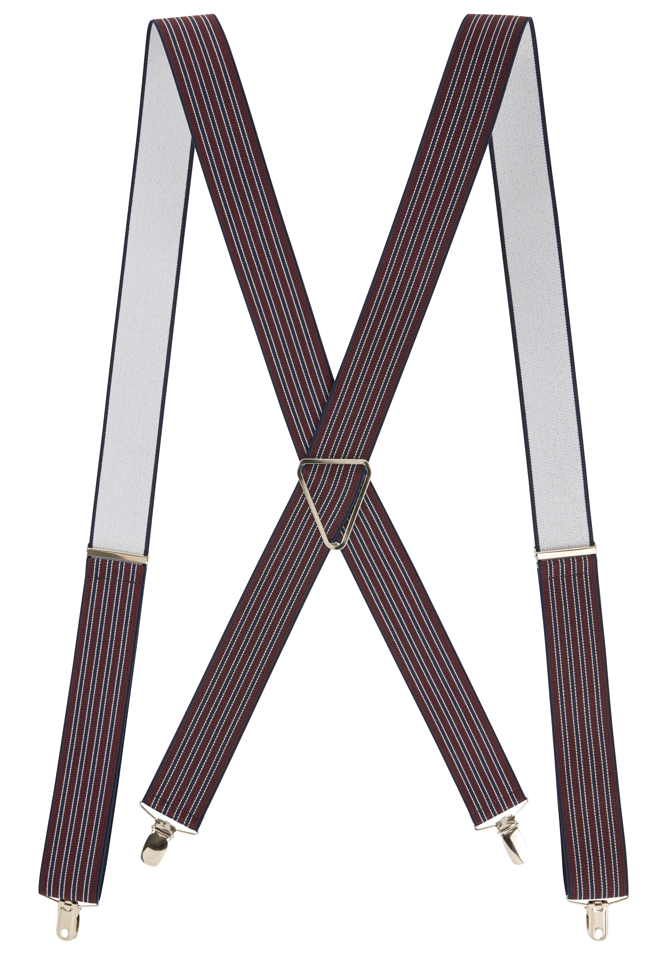 Man's World Hosenträger, in bequemer Breite & extra Länge bis 130cm - NEW - im Streifendesign