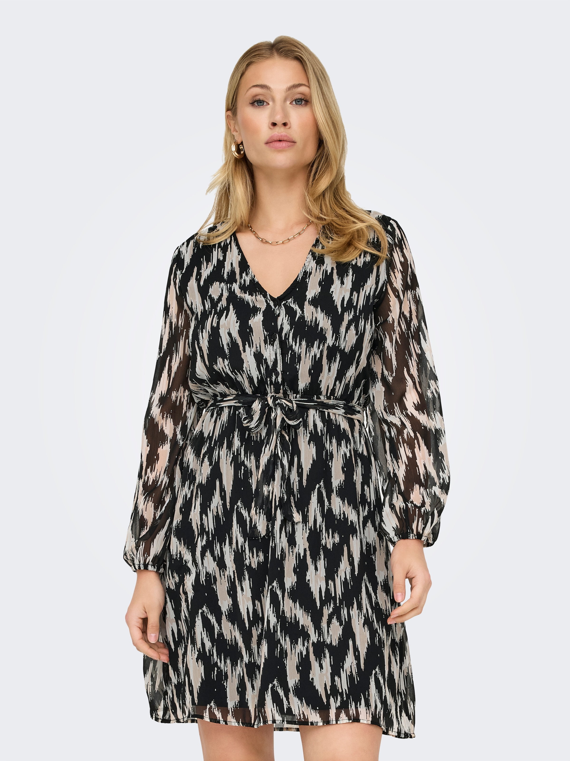 ONLY Druckkleid »ONLCERA 3/4 SHORT DRESS WVN NOOS«