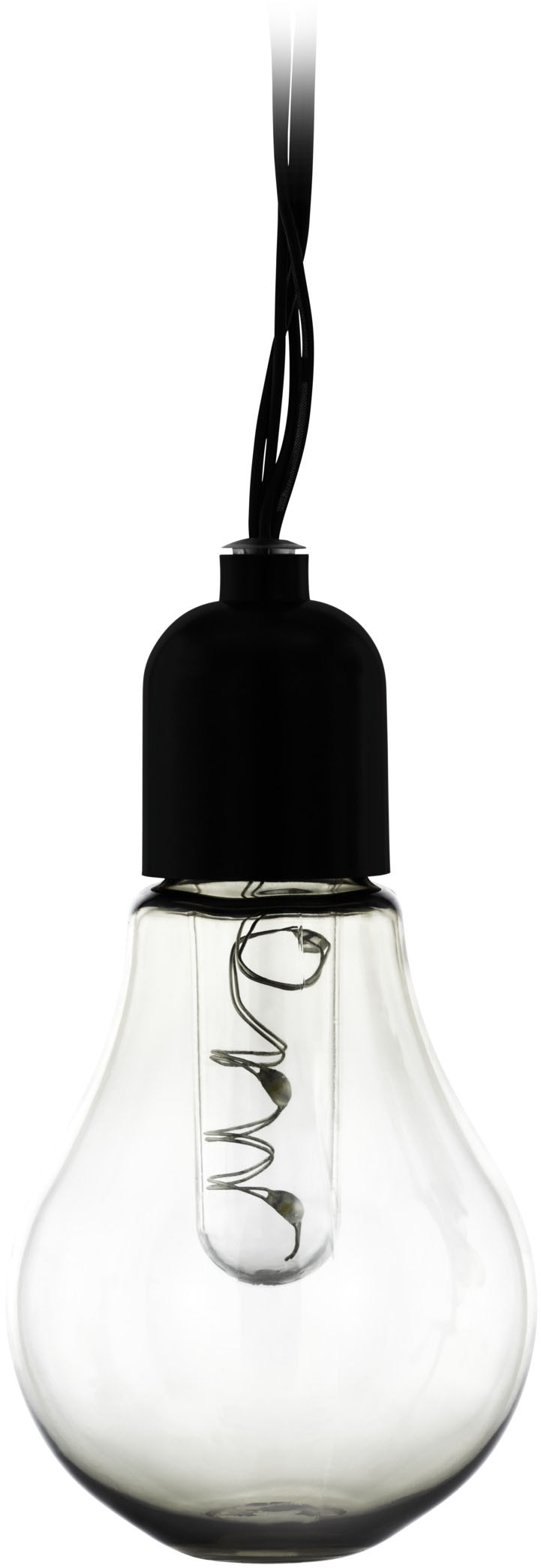 EGLO Lichterkette »LED Lichterkette Libisa, Balkon Deko, Glühbirnen, IP44 Outdoor,« 10 Stk.-flammig Kunststoff, 10 Leuchtmittel, 4,05m Kabel, batteriebetrieben, Terrasse