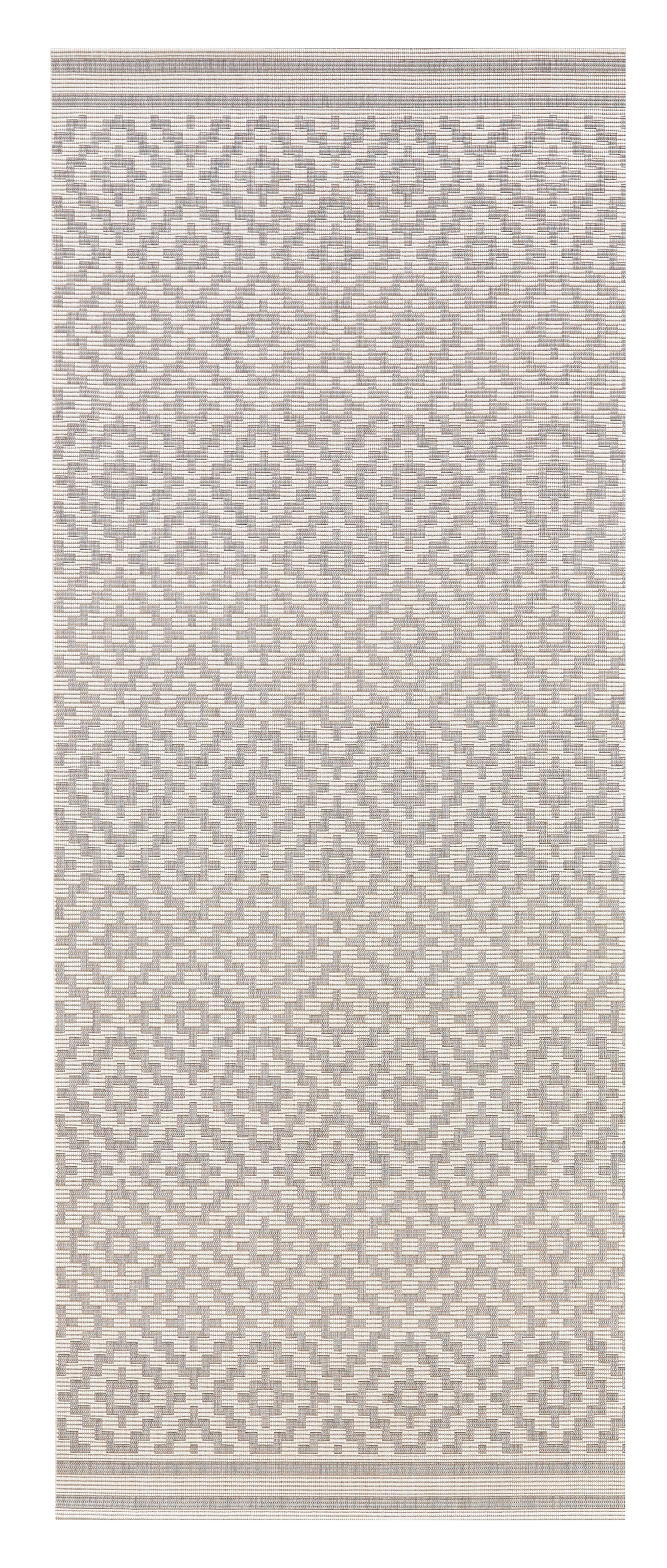 NORTHRUGS Teppich »Raute«, rechteckig, 8 mm Höhe, In-& Outdoor, Wetterfest, Balkon, Läufer, Wohnzimmer, Terrasse, Raute