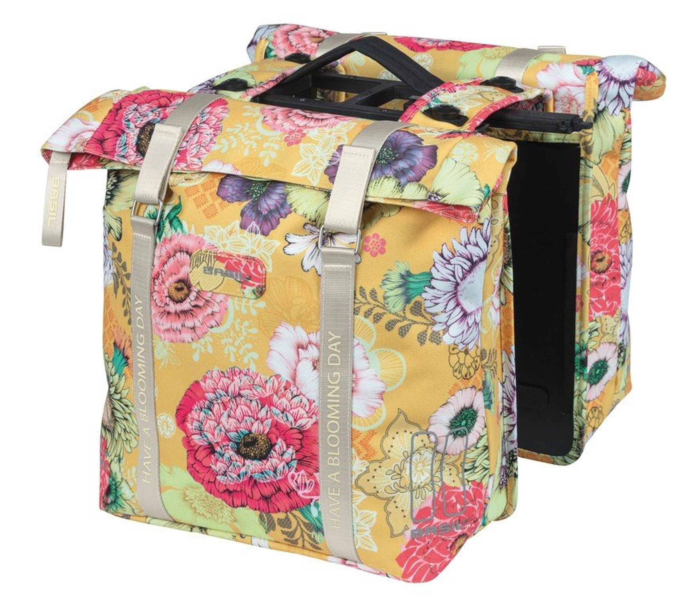 Gepäckträgertasche »DoppelpacktascheBloom Field MIK, honey yellow«