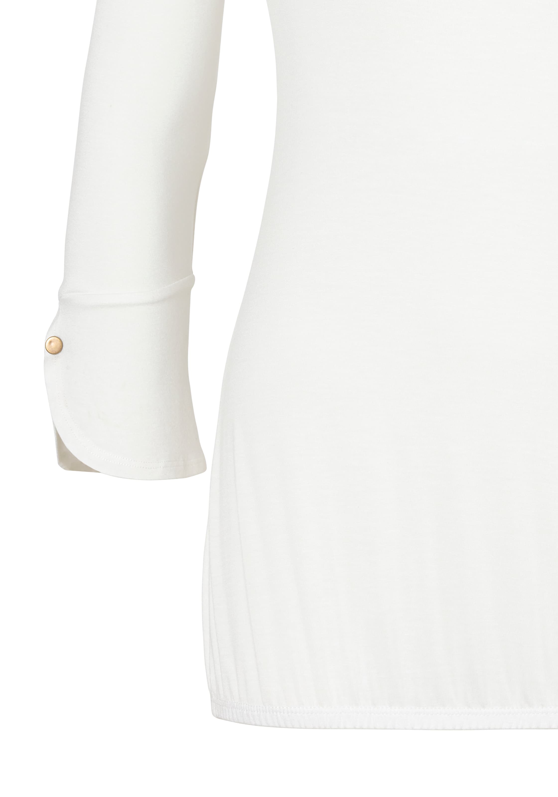 Vivance 3/4-Arm-Shirt »mit Manschetten und goldfarbenen Knöpfen«, (2er-Pack), aus weichem Viskose-Stretch