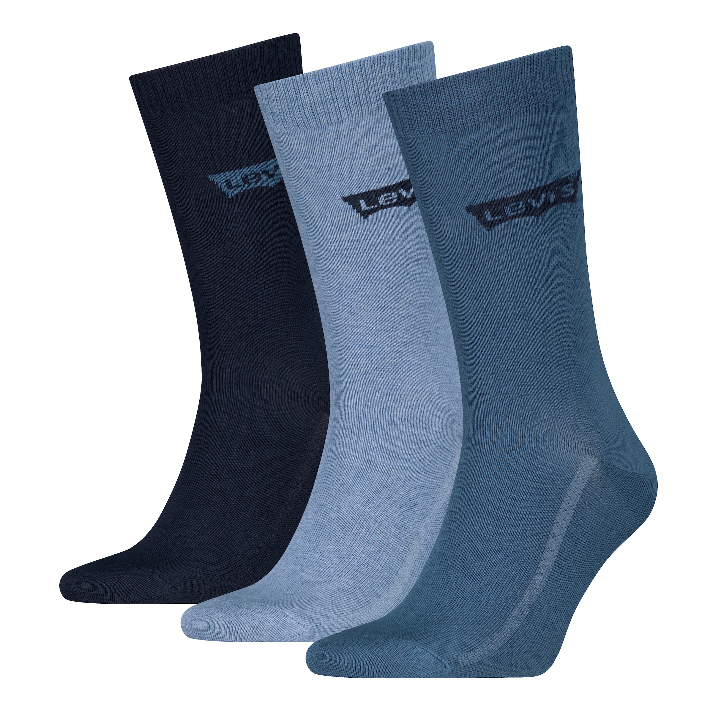Levi's® Socken »LEVIS REGULAR CUT BW LOGO RECYCL CO« Packung, 2er Pack, 3 Paar tlg. mit breitem Logobund