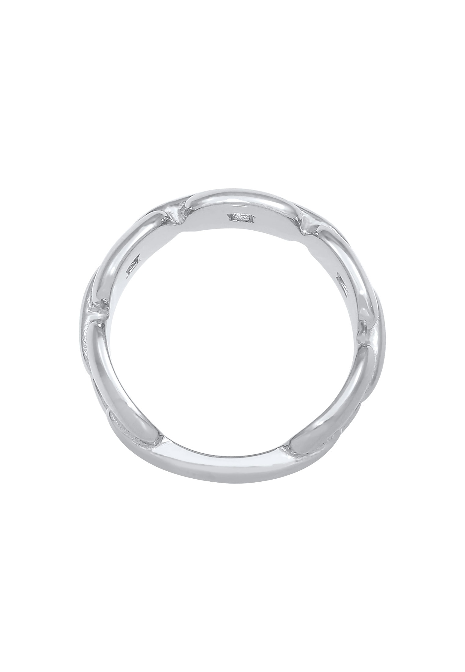 Elli Fingerring »Ring Glieder Panzer Design 925 Silber«