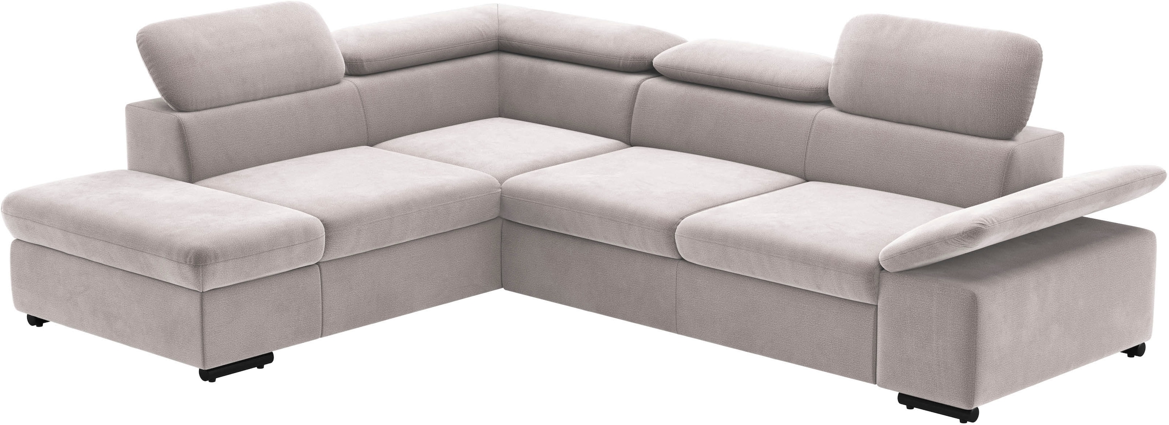 sit&more Ecksofa »Alcudia L-Form«, mit Armteilverstellung, optional Kopfteilverstellung und Bettfunktion