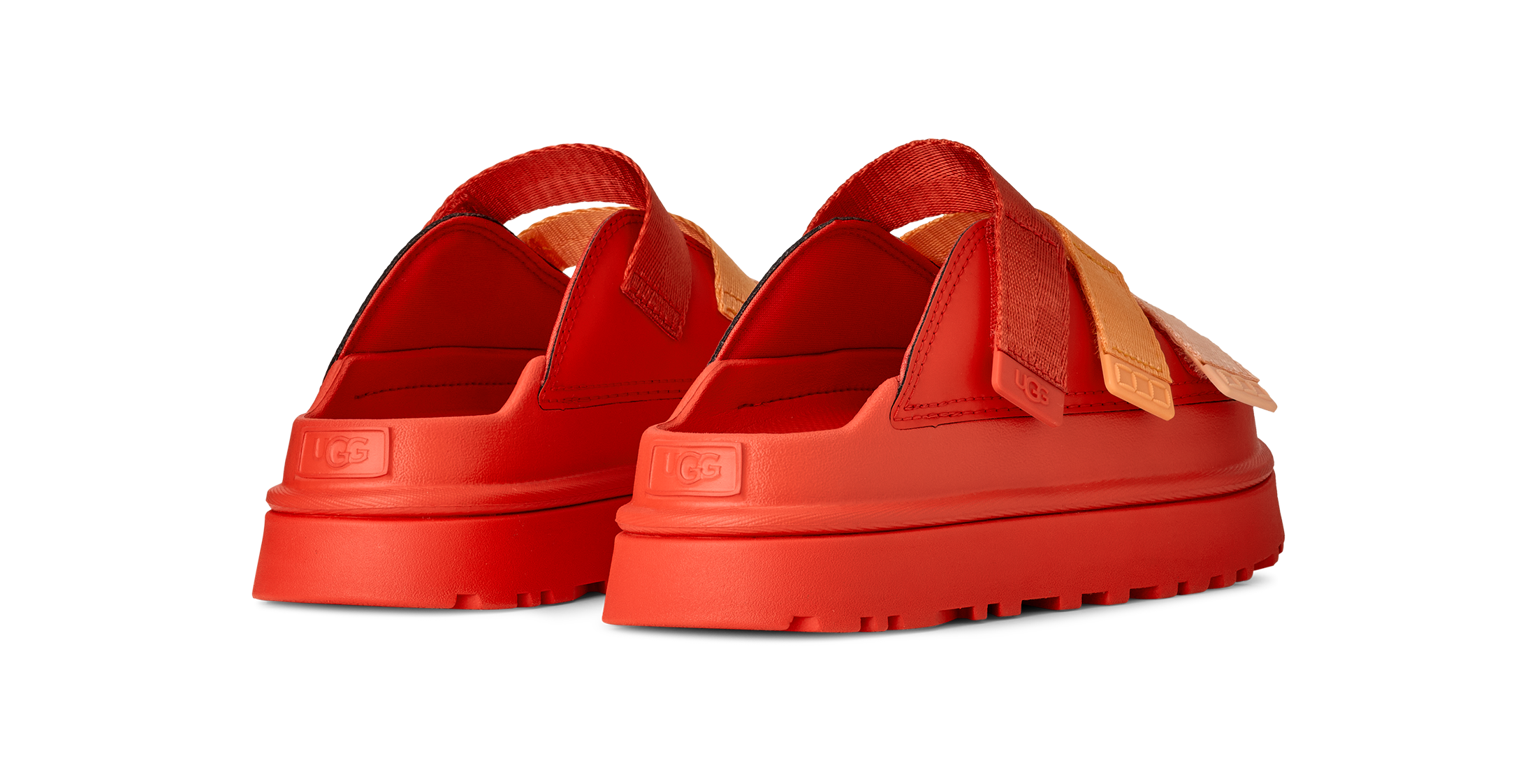 UGG Pantolette »GOLDENGLOW SLIDE«  , Plateauschuh, Sandale, Flats mit Fußbett