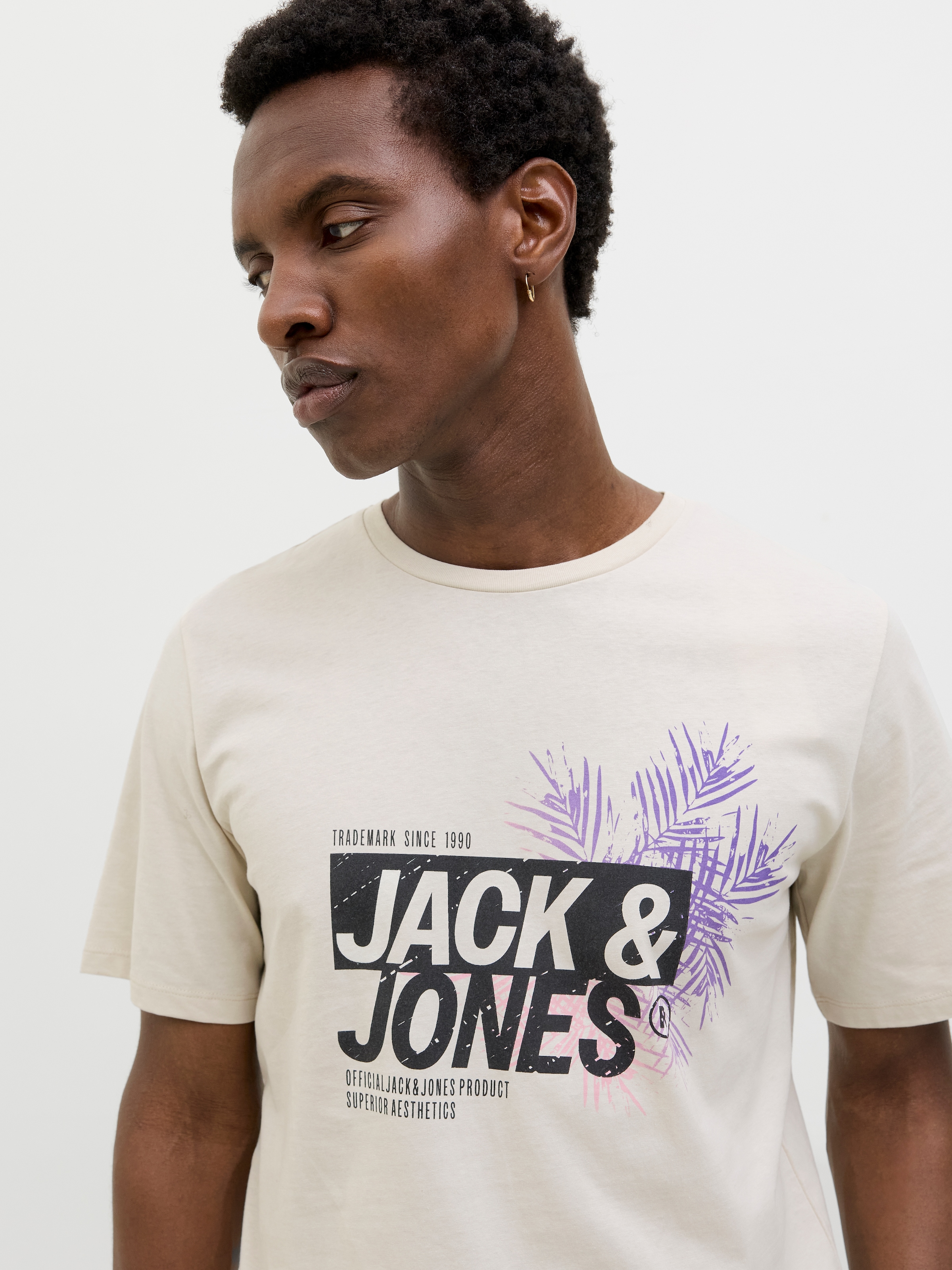 Jack & Jones Print-Shirt »JJJAXON TEE SS CREW NECK«