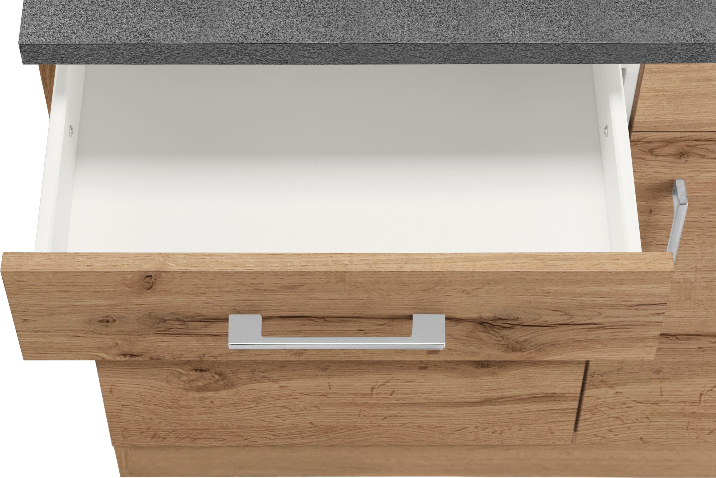 KOCHSTATION Küchenzeile »KS-Colmar« mit E-Geräten, Breite 240 cm