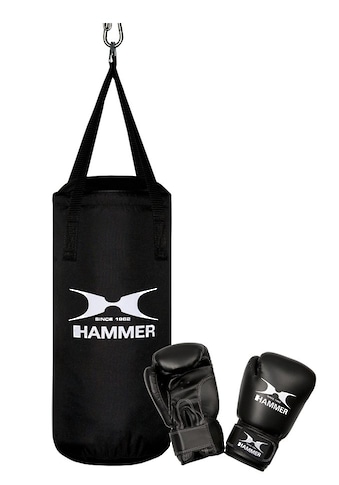Hammer Boxsack »Junior«, (Set, 2 tlg., mit Boxhandschuhen) kaufen