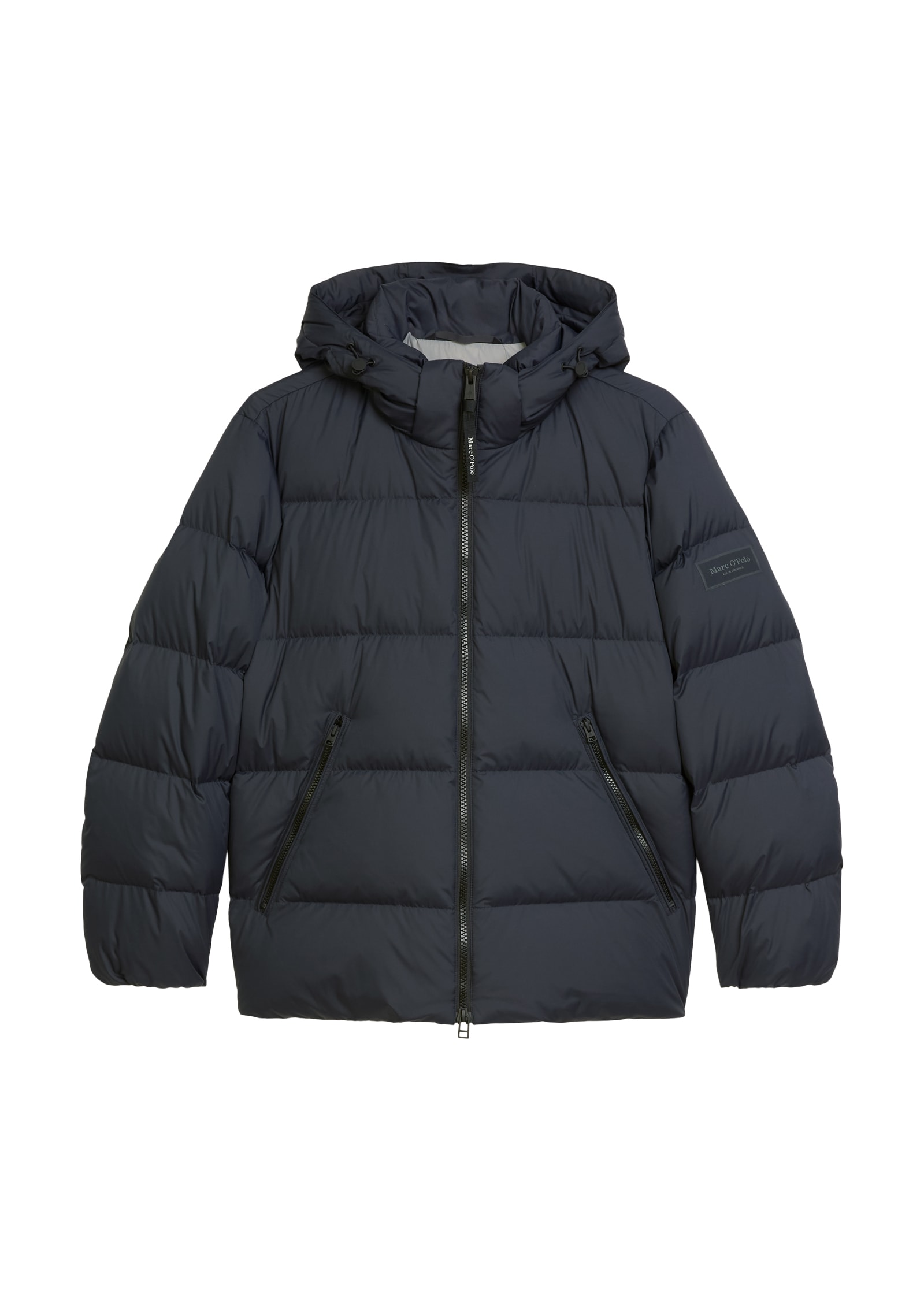 Marc O'Polo Daunenjacke, mit Kapuze, mit 2-Wege-Zipper und abnehmbarer Kapuze