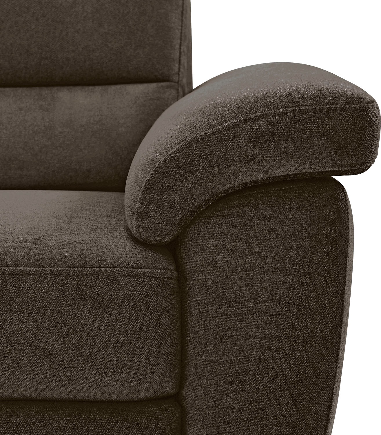 CALIZZA INTERIORS Ecksofa »Onyx L-Form«, Recamiere links oder rechts, wahlweise mit Bettfunktion, Breite 270 cm