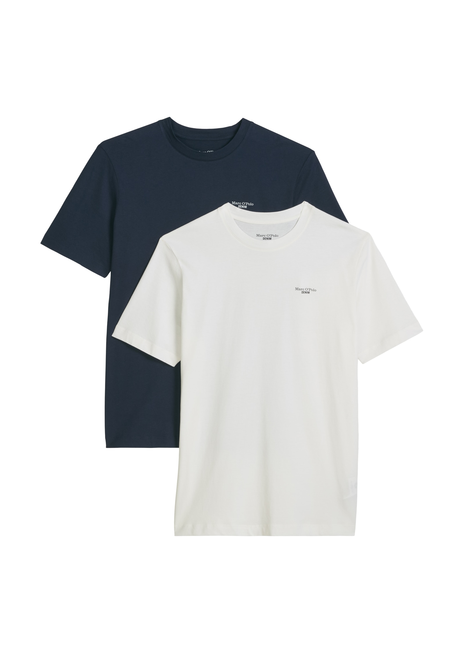 Marc O'Polo DENIM T-Shirt »regular fit im 2er Pack, in softem Single Jersey« 2 tlg.