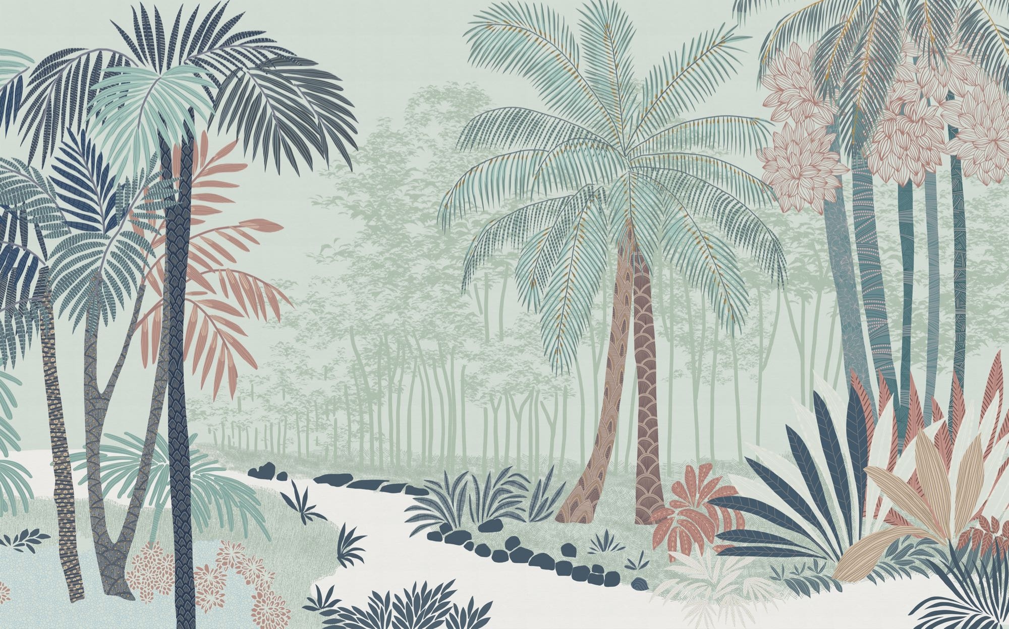 Komar Fototapete »Vlies Fototapete - Flora Glaucus - Größe 400 x 250 cm« Motiv | bedruckt glatt